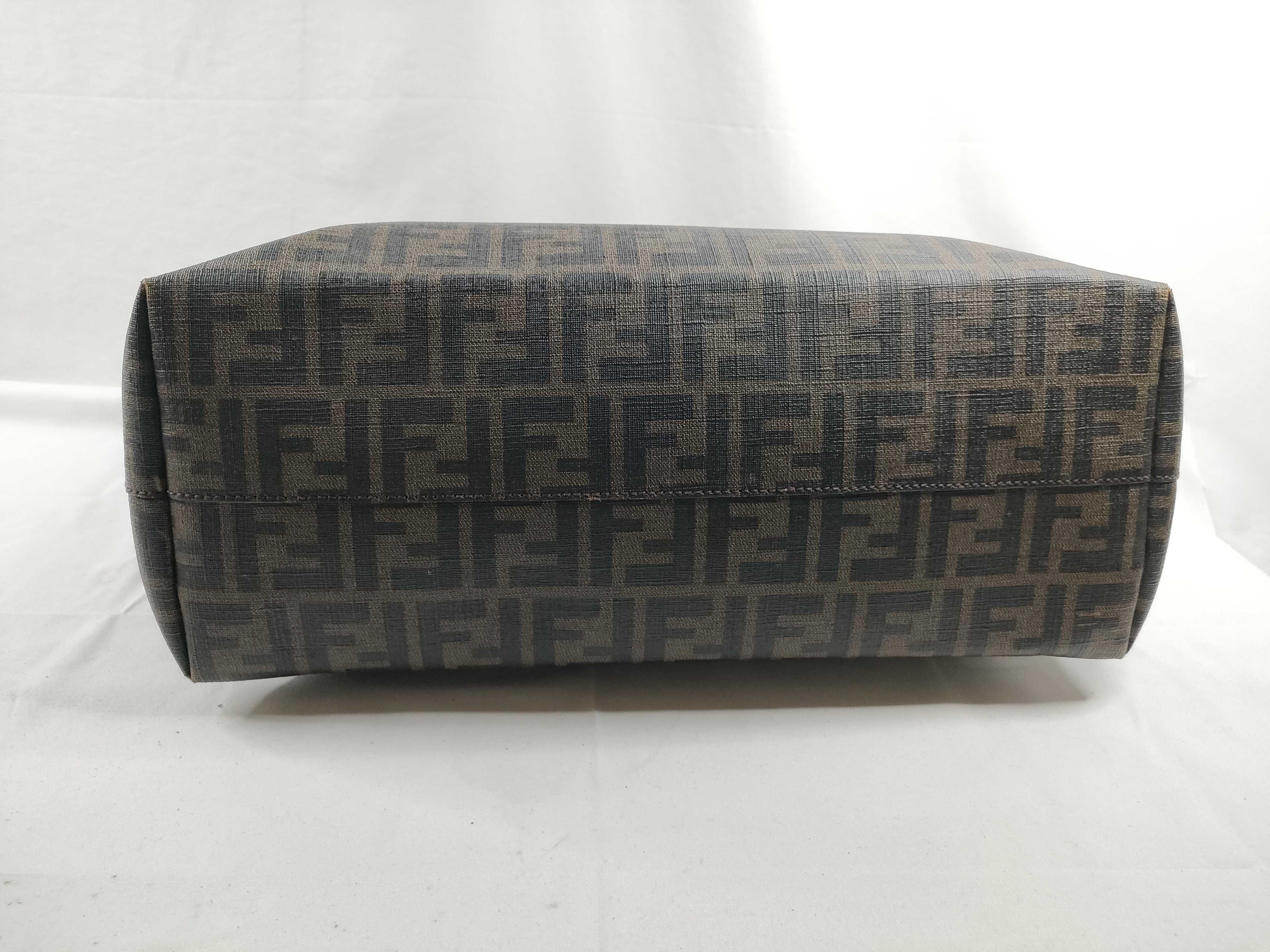 Zucca pattern tote bag, brown tote bag — view 4