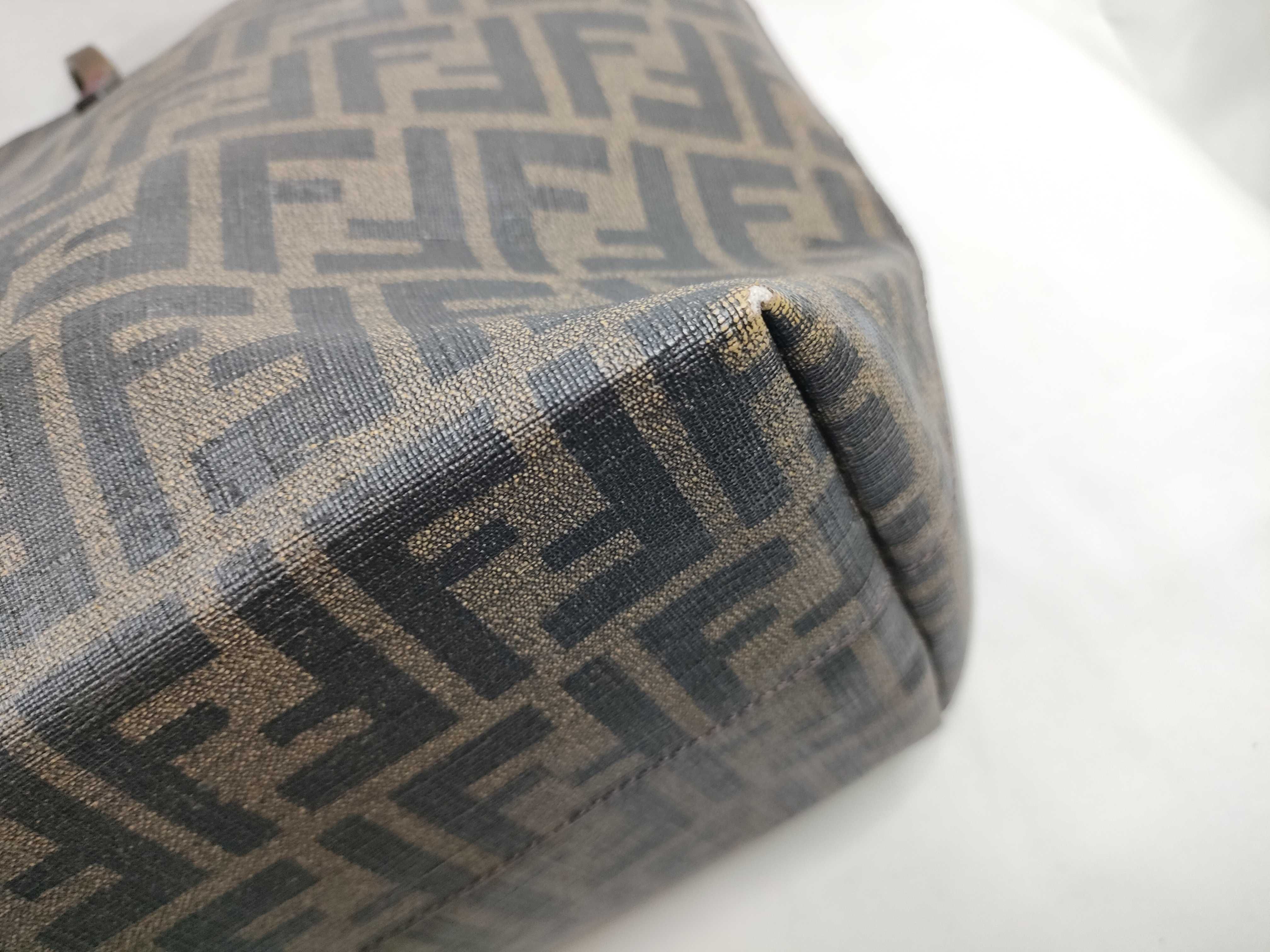 Zucca pattern tote bag, brown tote bag — view 5