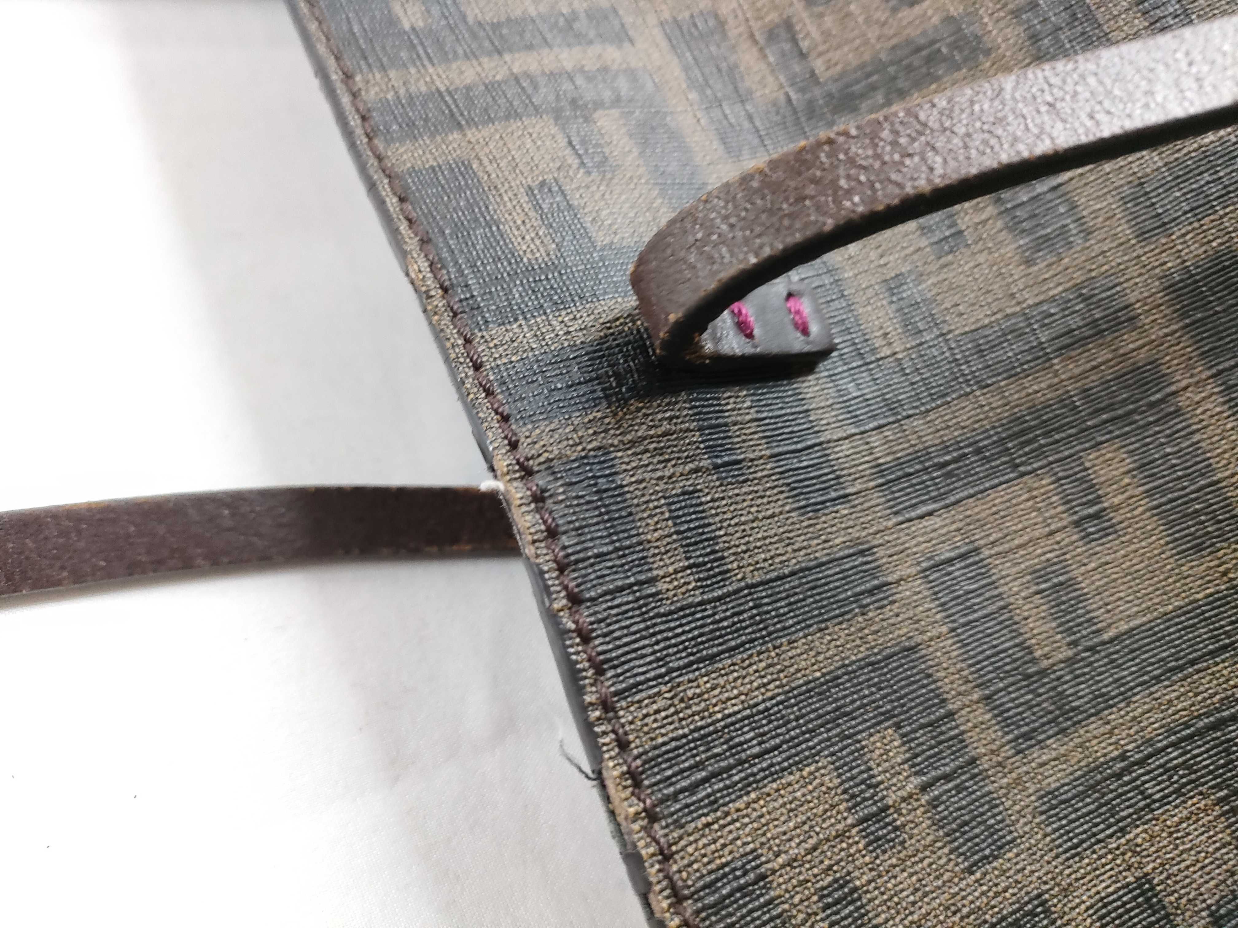 Zucca pattern tote bag, brown tote bag — view 9