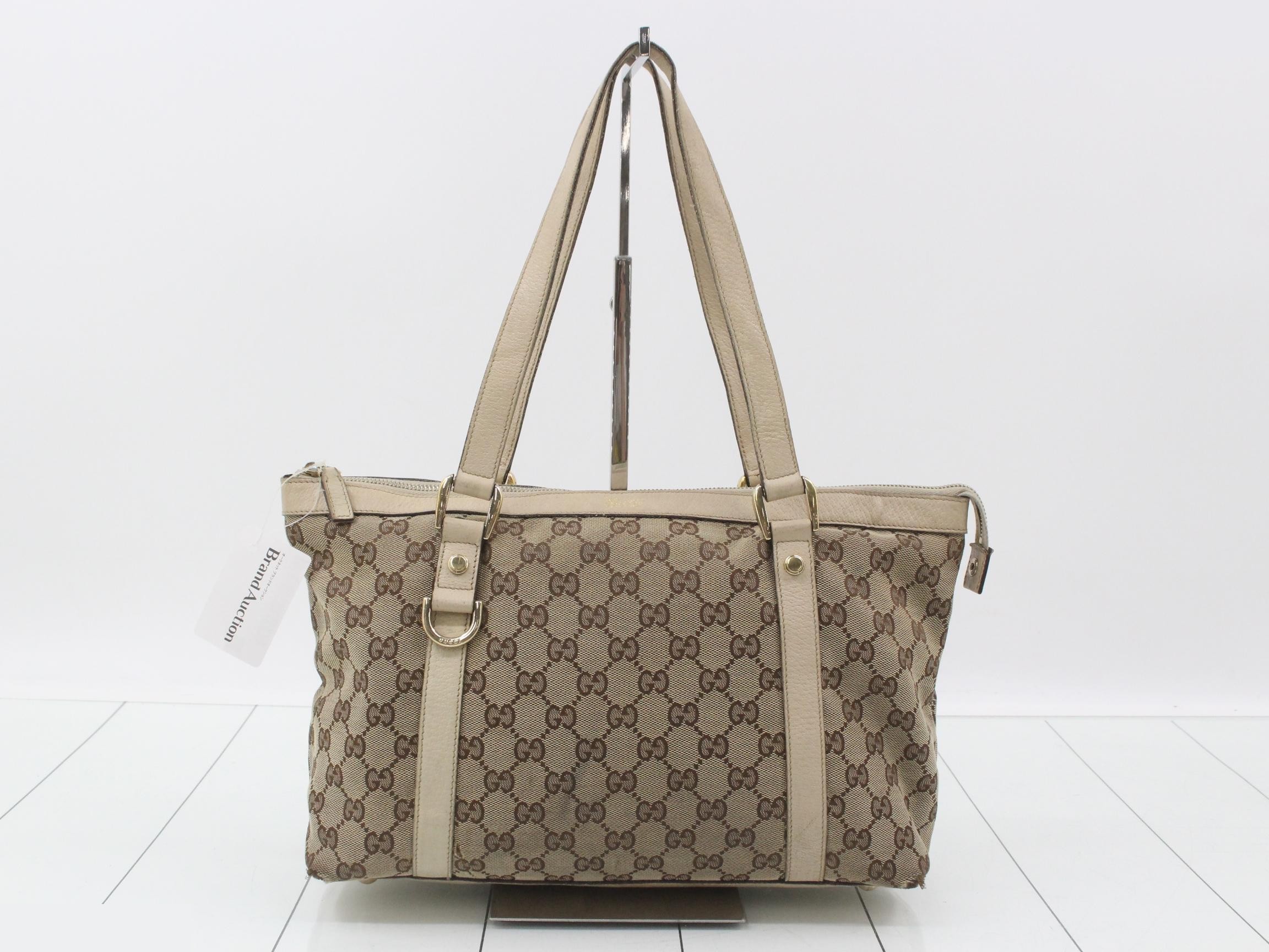 141471 Gucci Handbag GG Canvas Mini Tote