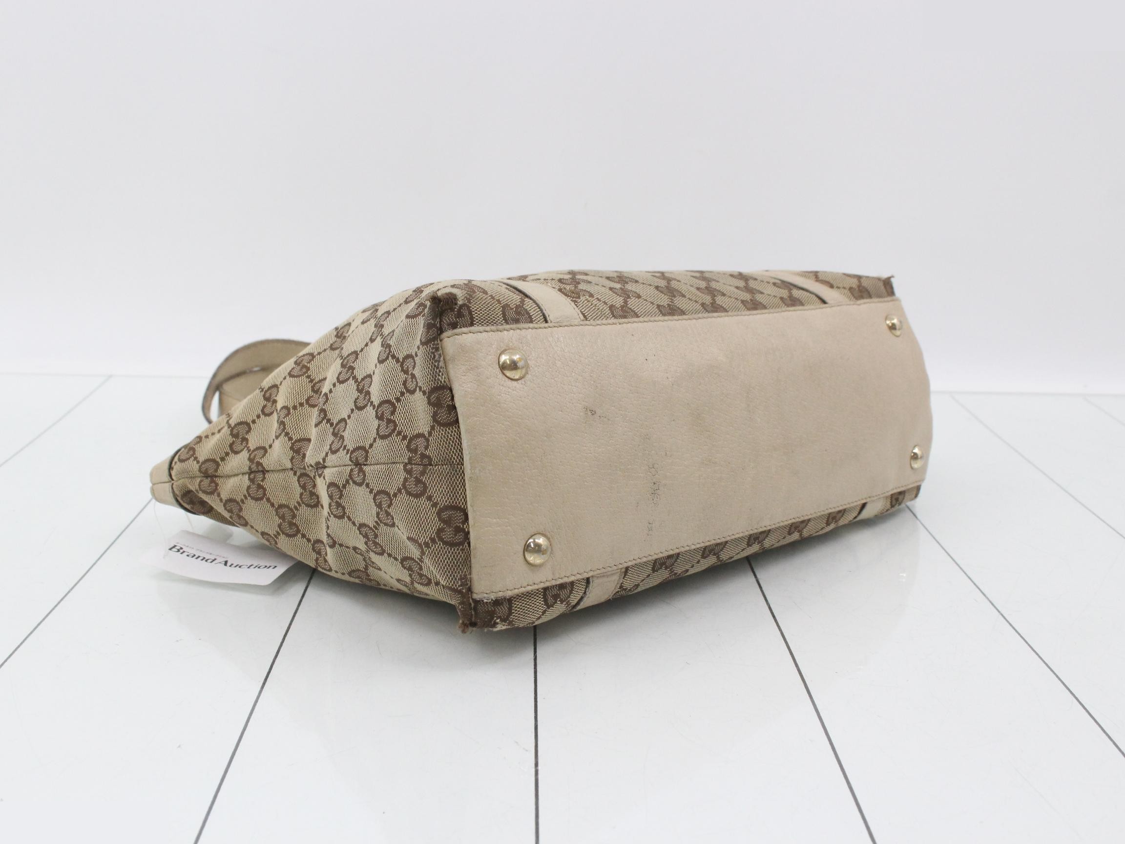 141471 Gucci Handbag GG Canvas Mini Tote — view 5