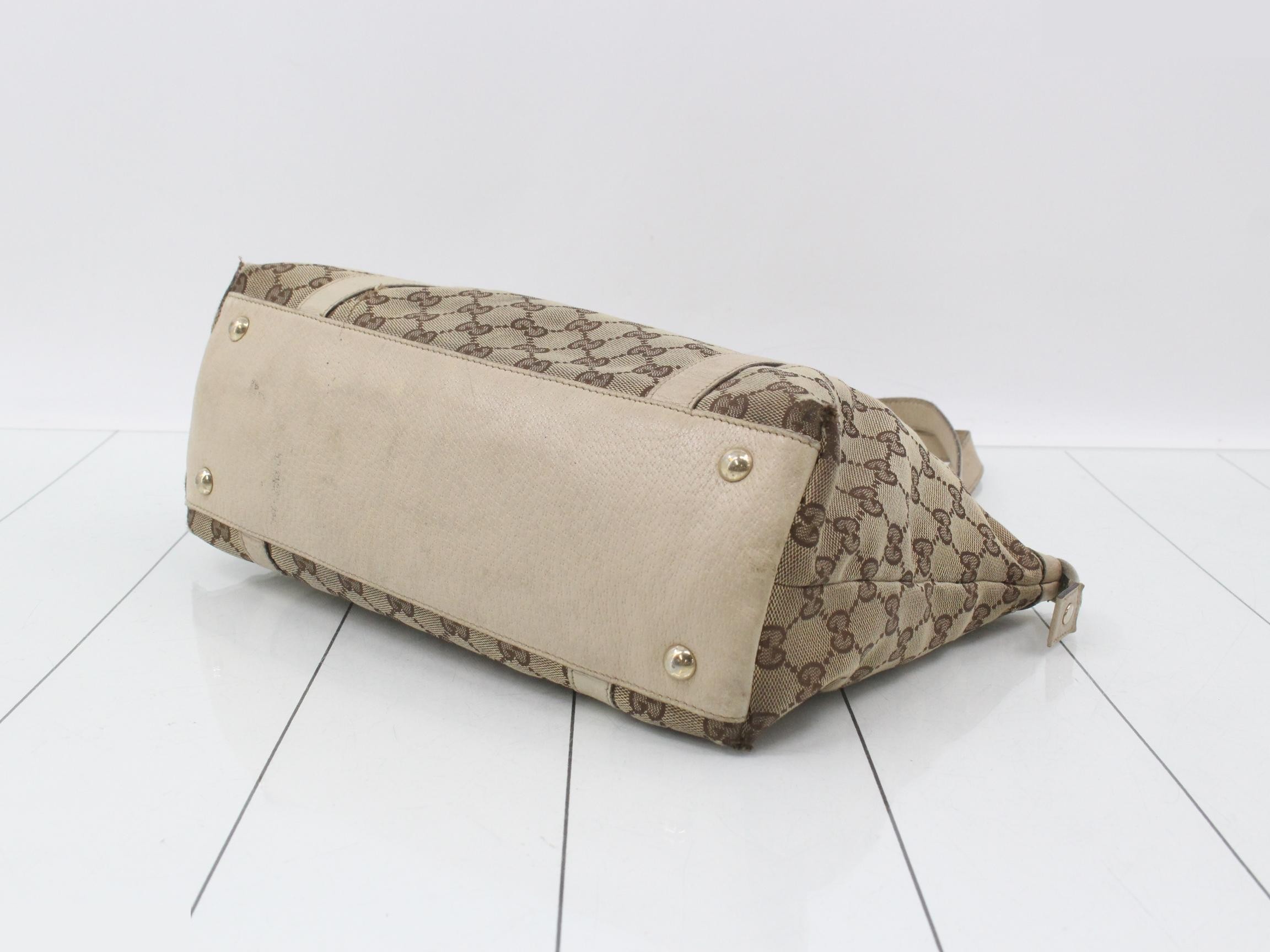 141471 Gucci Handbag GG Canvas Mini Tote — view 6