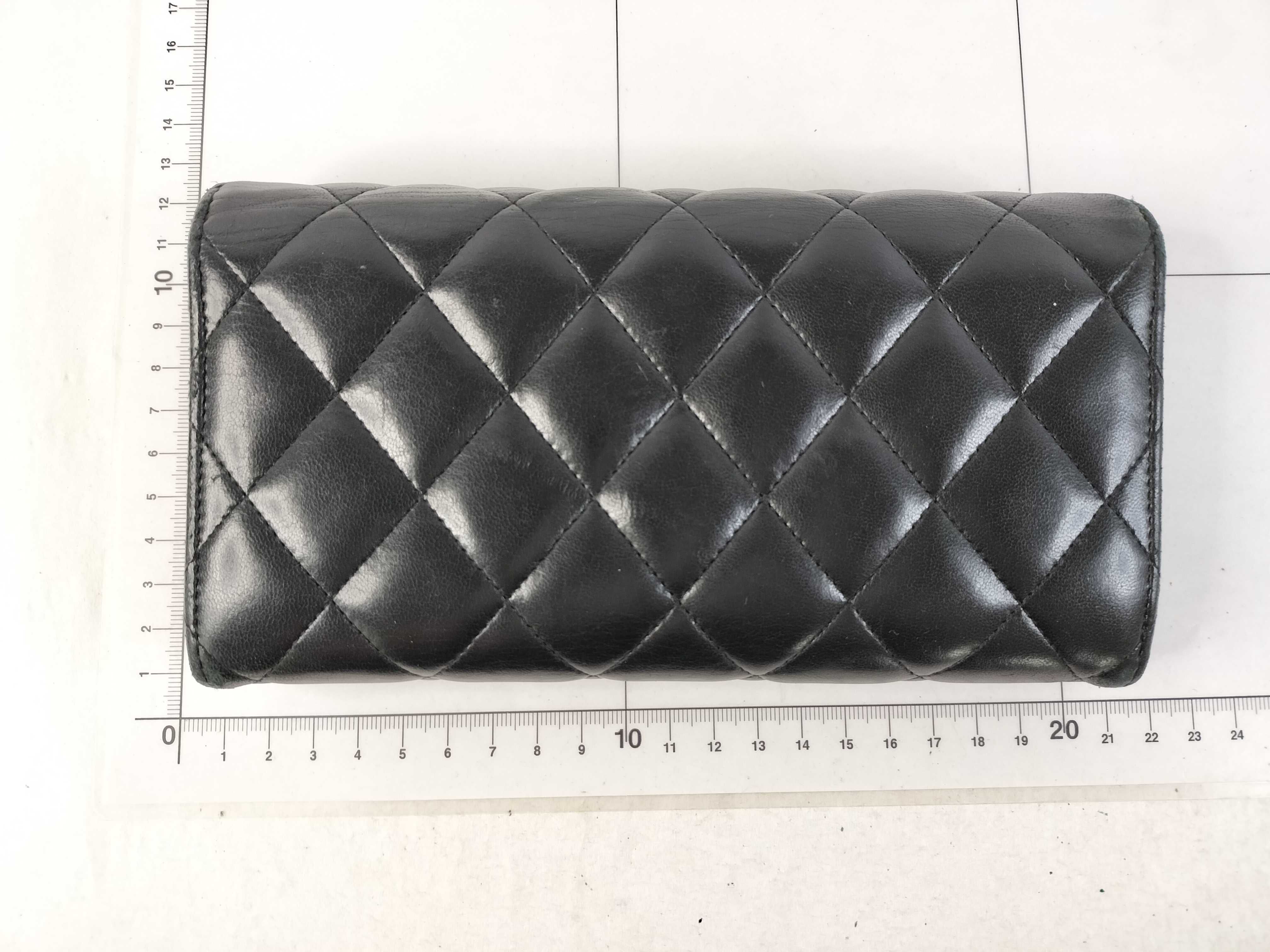 Lambskin Matelassé Long Wallet — view 2