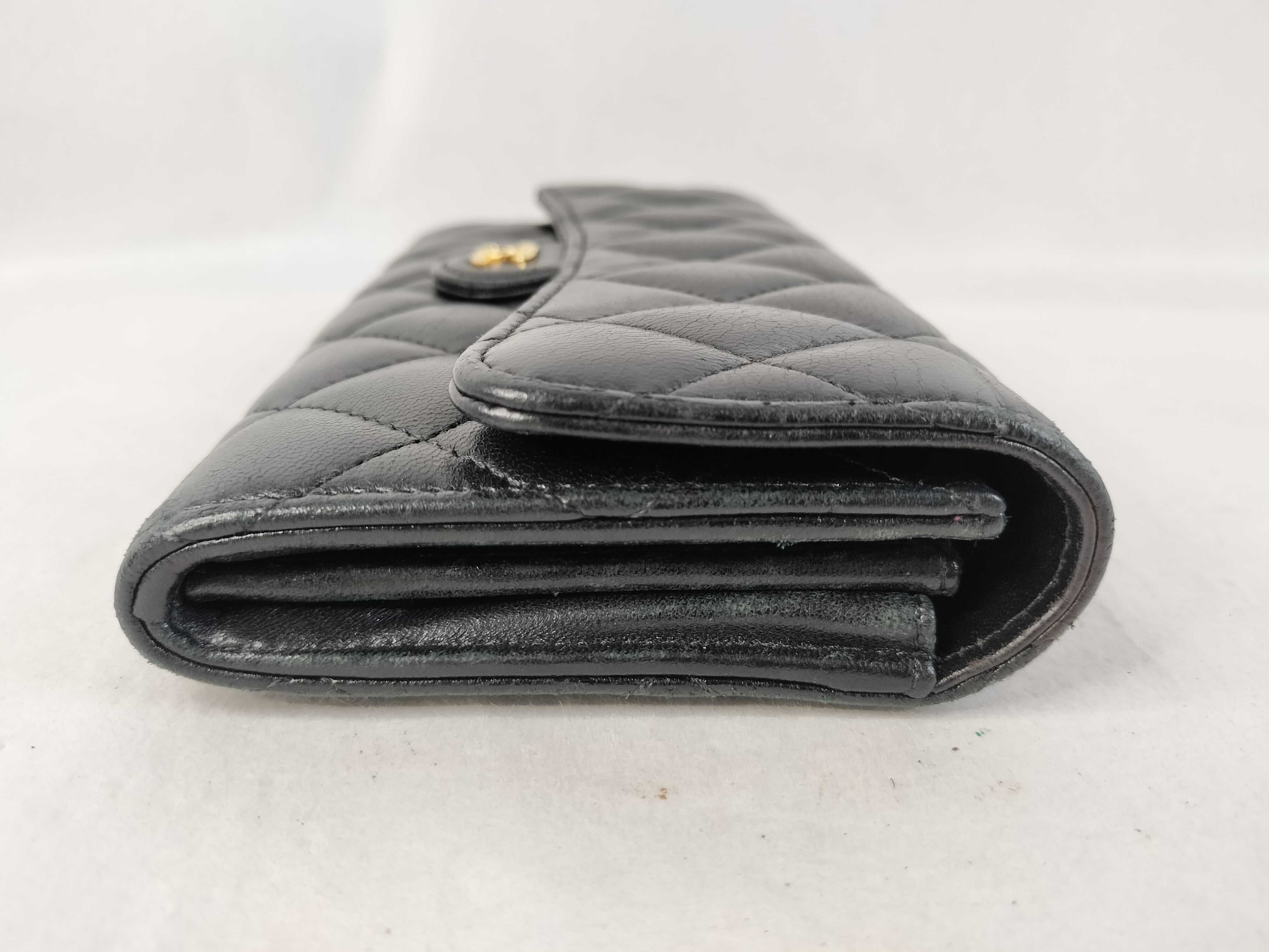 Lambskin Matelassé Long Wallet — view 5