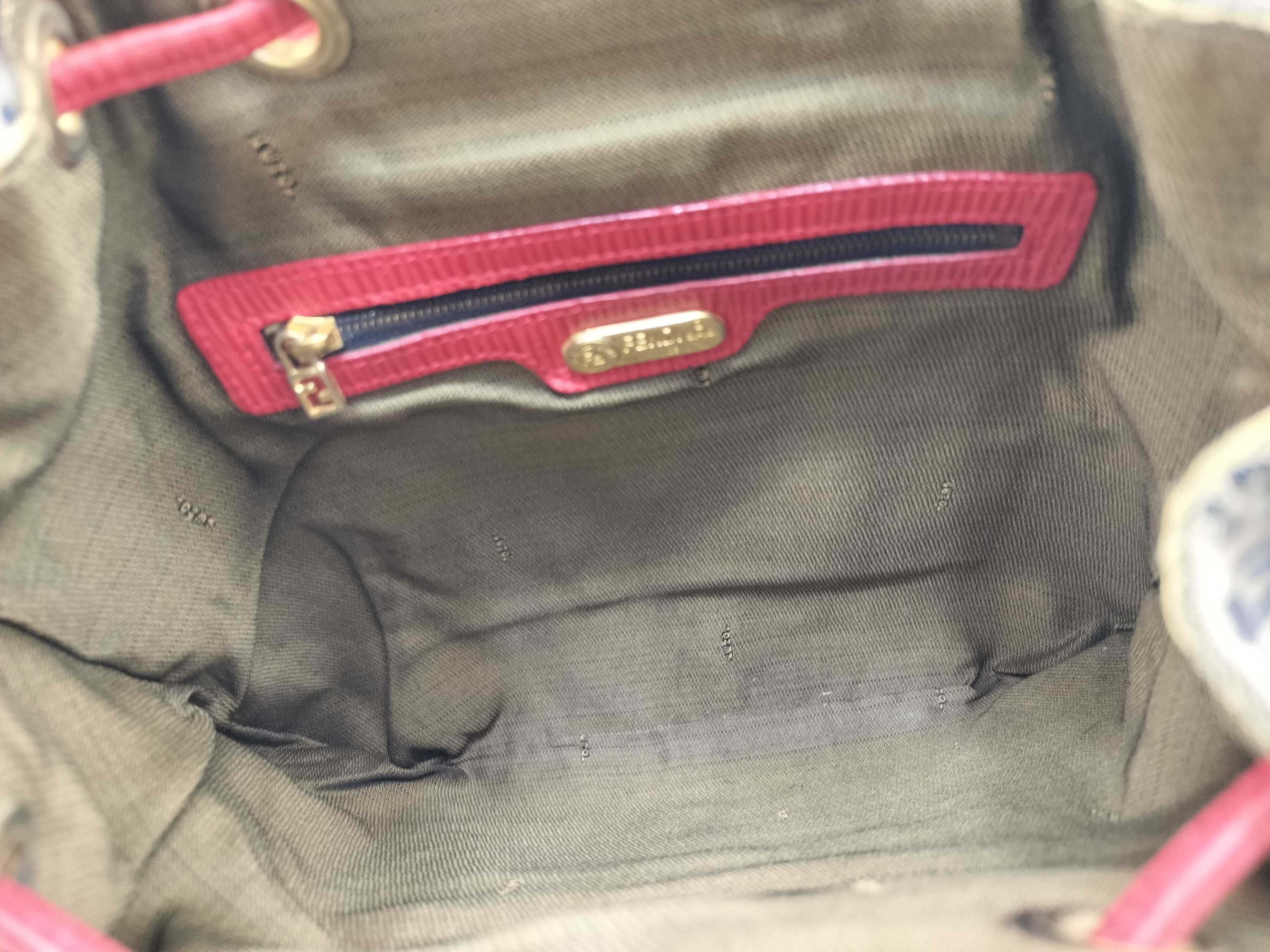Backpack, Leopard Print x Red, Rucksack — view 10
