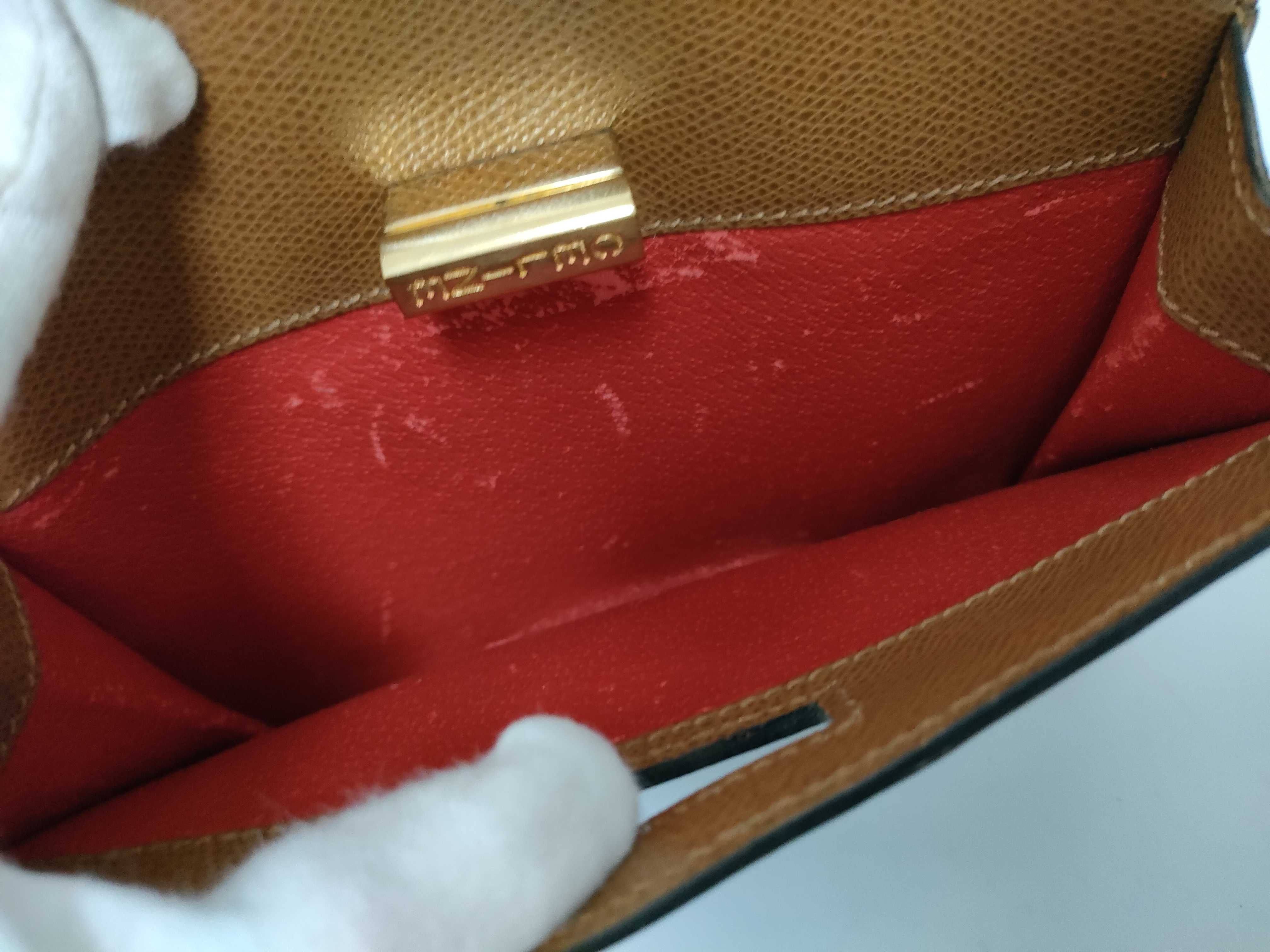 Turnlock Leather Handbag — view 9