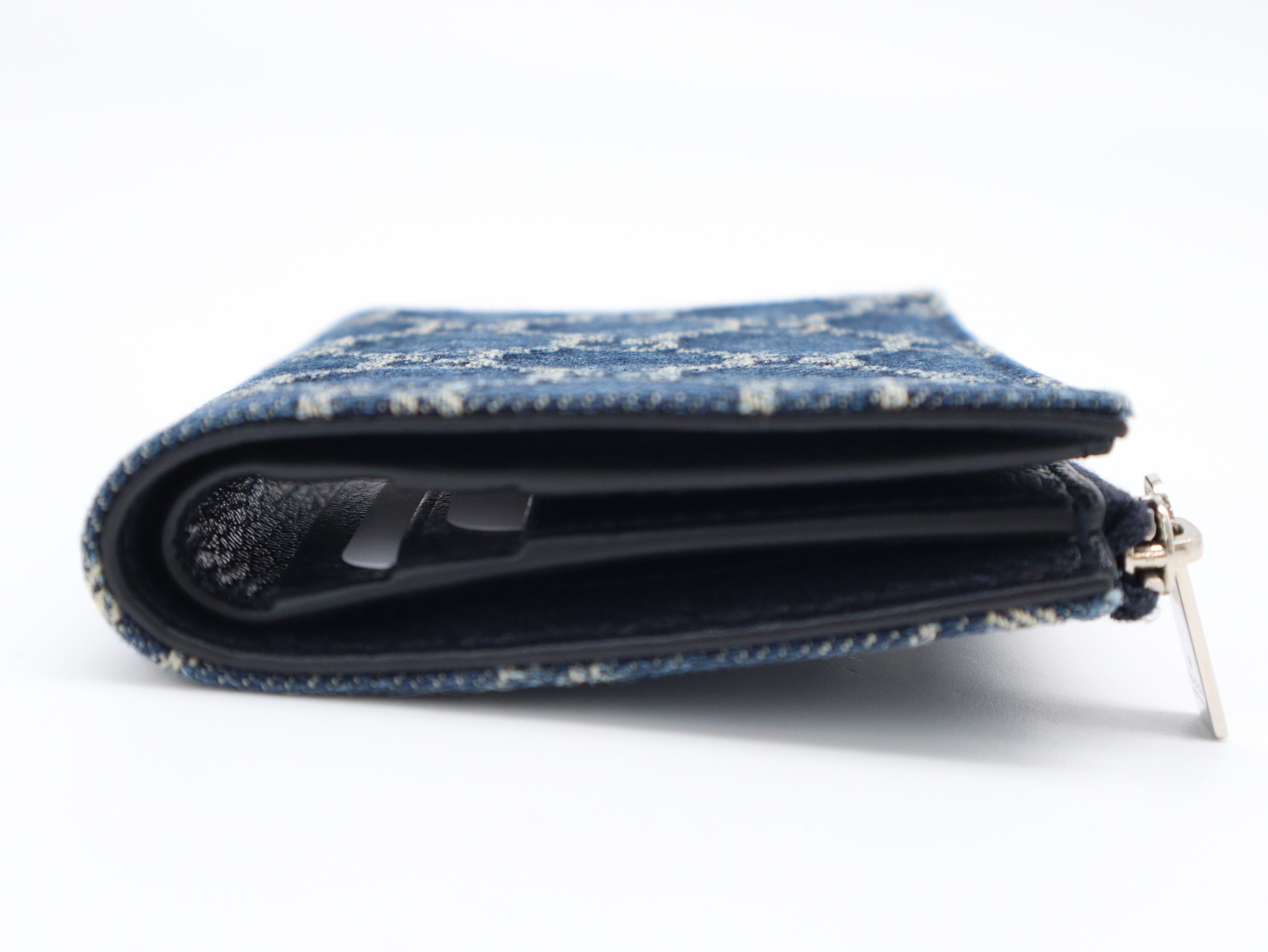 875798 Denim Gucci Plaque Small Wallet (with dust bag and box) — view 6