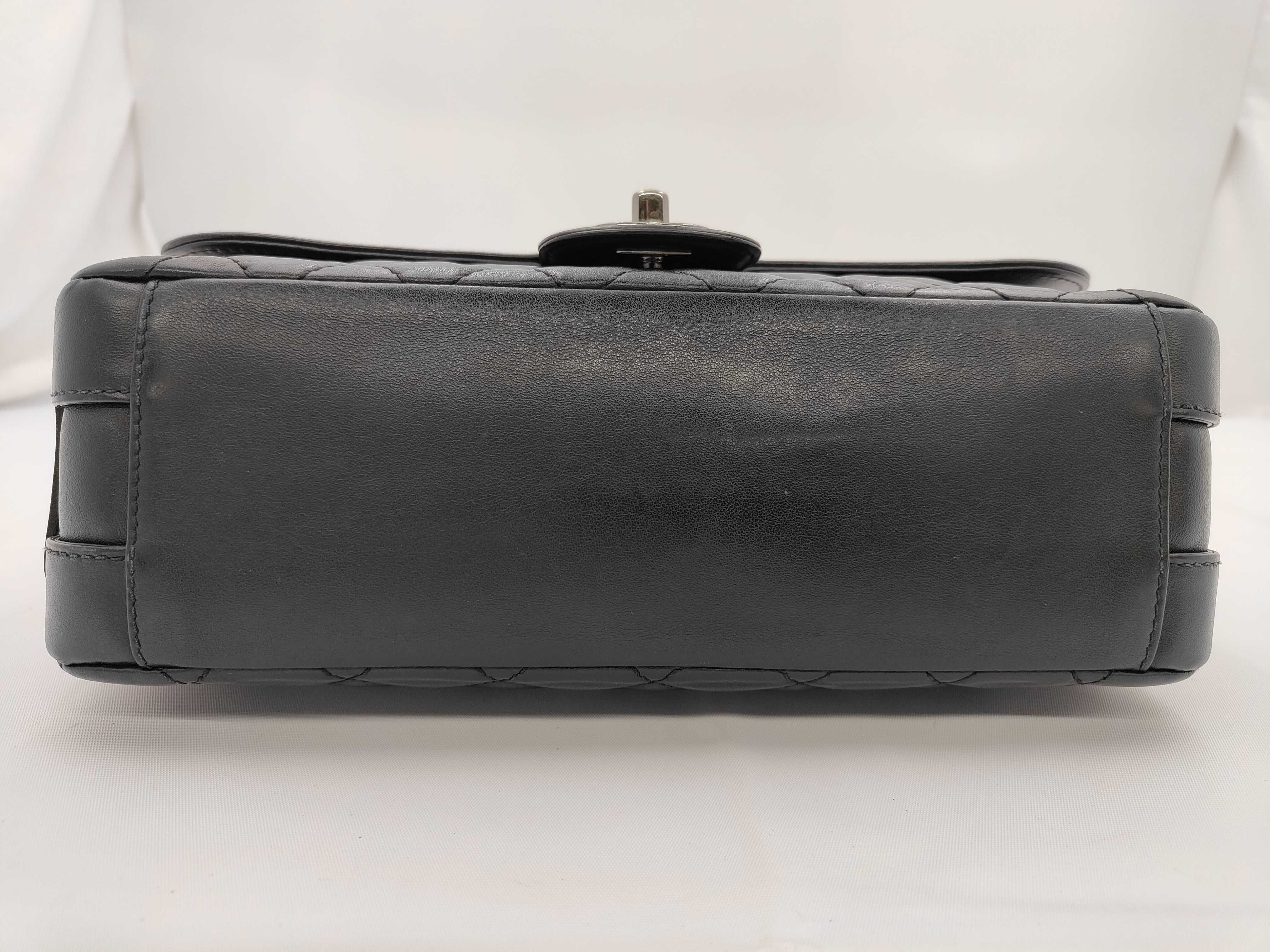 Coco Mark Chain Shoulder Bag, Calfskin, Black, SS Shoulder Bag — view 5