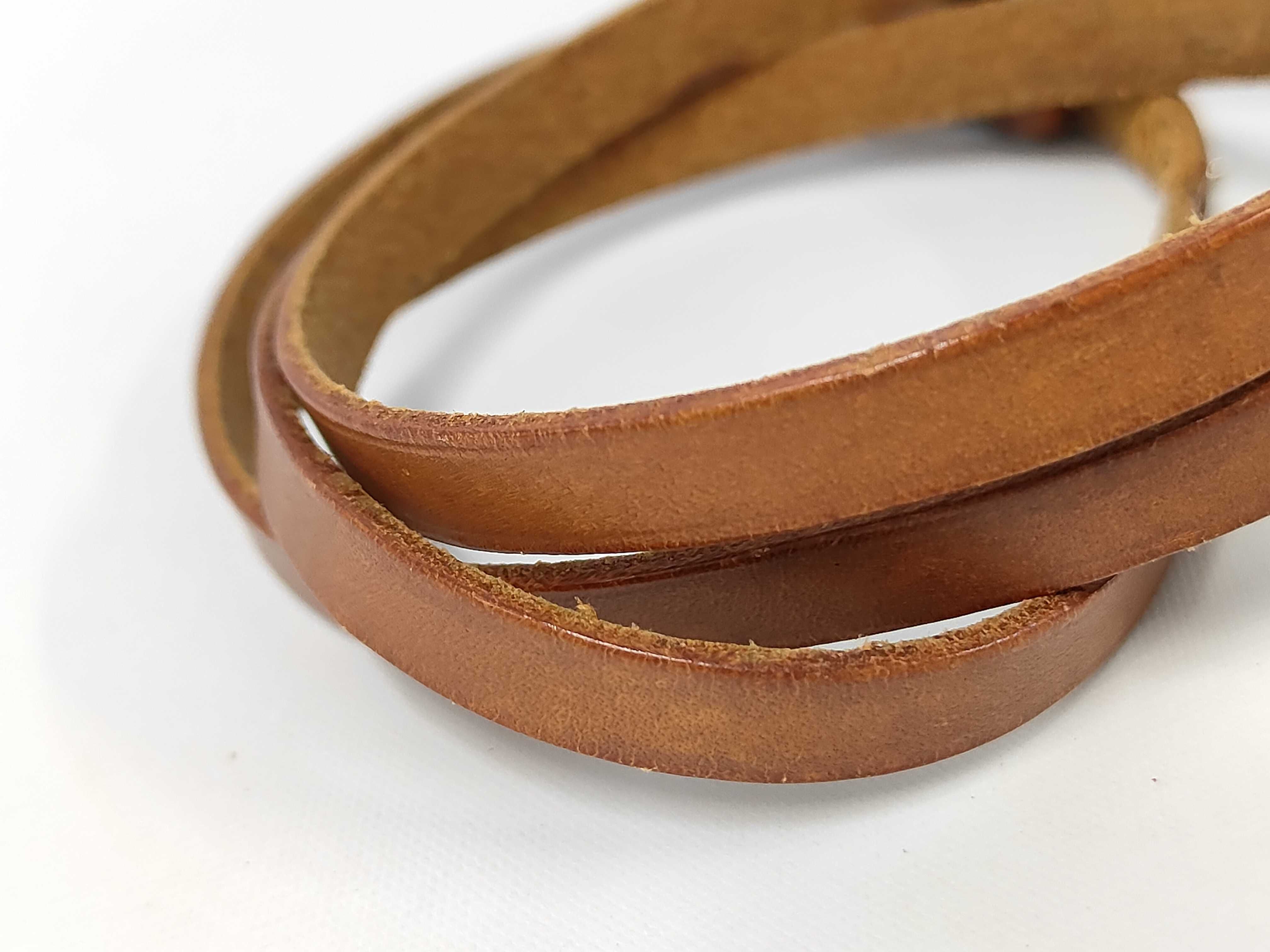 Api Leather Brown Silver Bracelet Choker Bracelet/Bangle — view 10