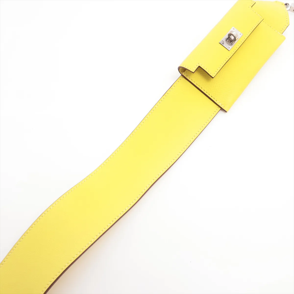 Kelly Pocket, Year: 2020, Shoulder Strap, Leather, Lime, — view 4