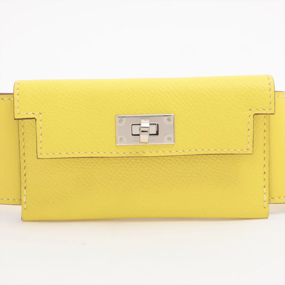 Kelly Pocket, Year: 2020, Shoulder Strap, Leather, Lime, — view 6