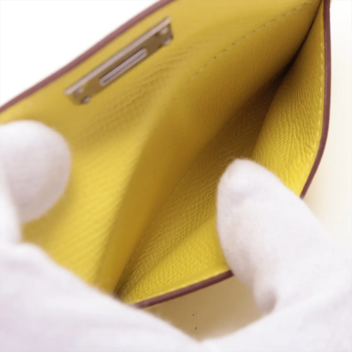 Kelly Pocket, Year: 2020, Shoulder Strap, Leather, Lime, — view 8