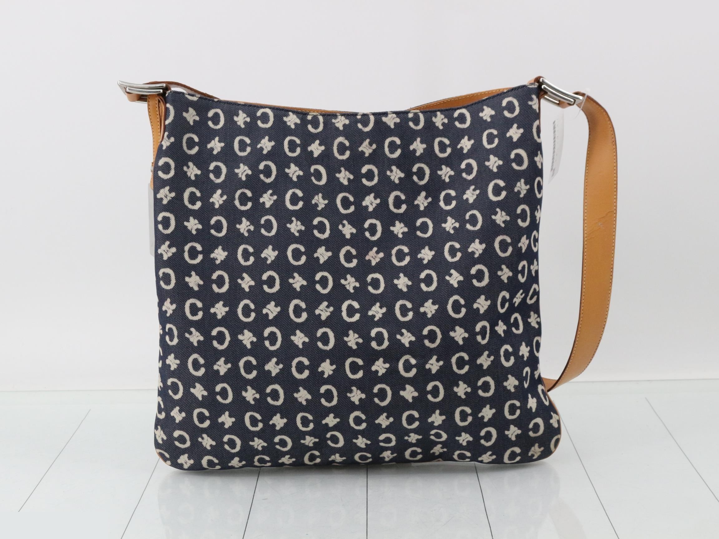 C Macadam Denim Shoulder Bag