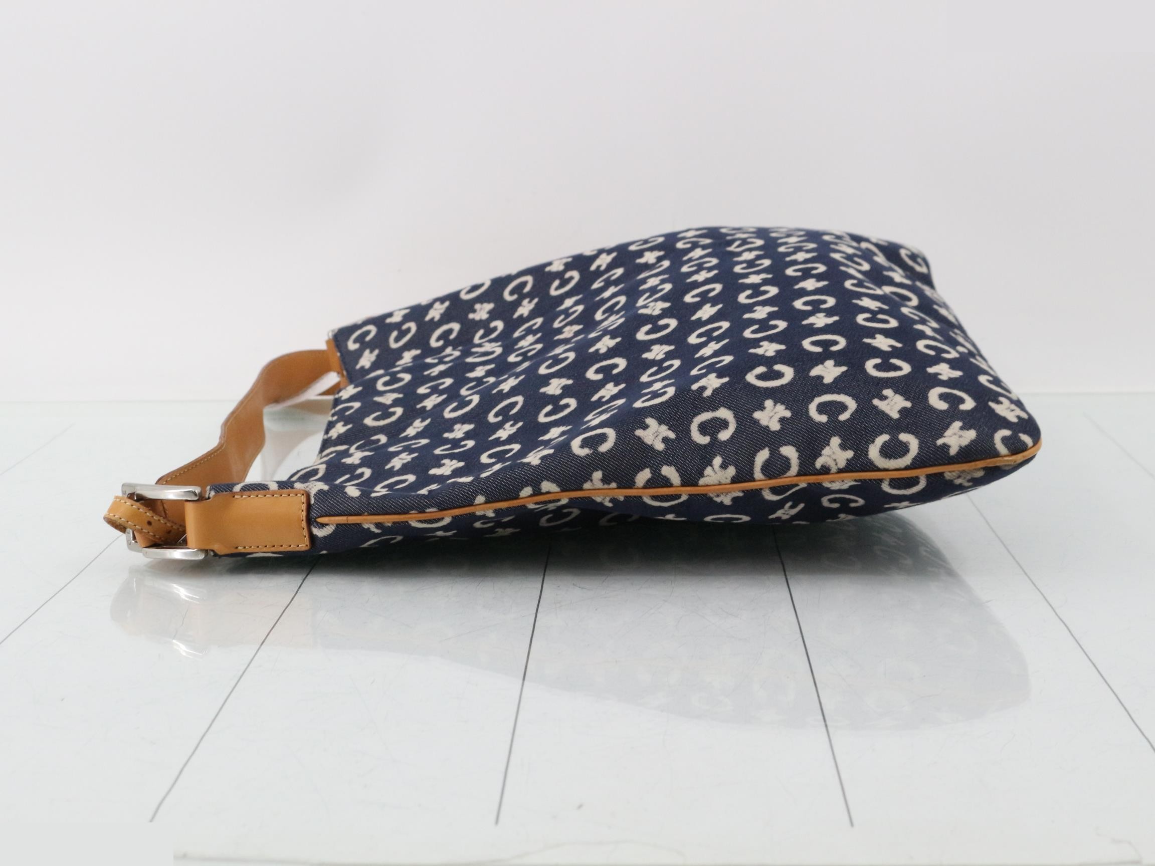 C Macadam Denim Shoulder Bag — view 4