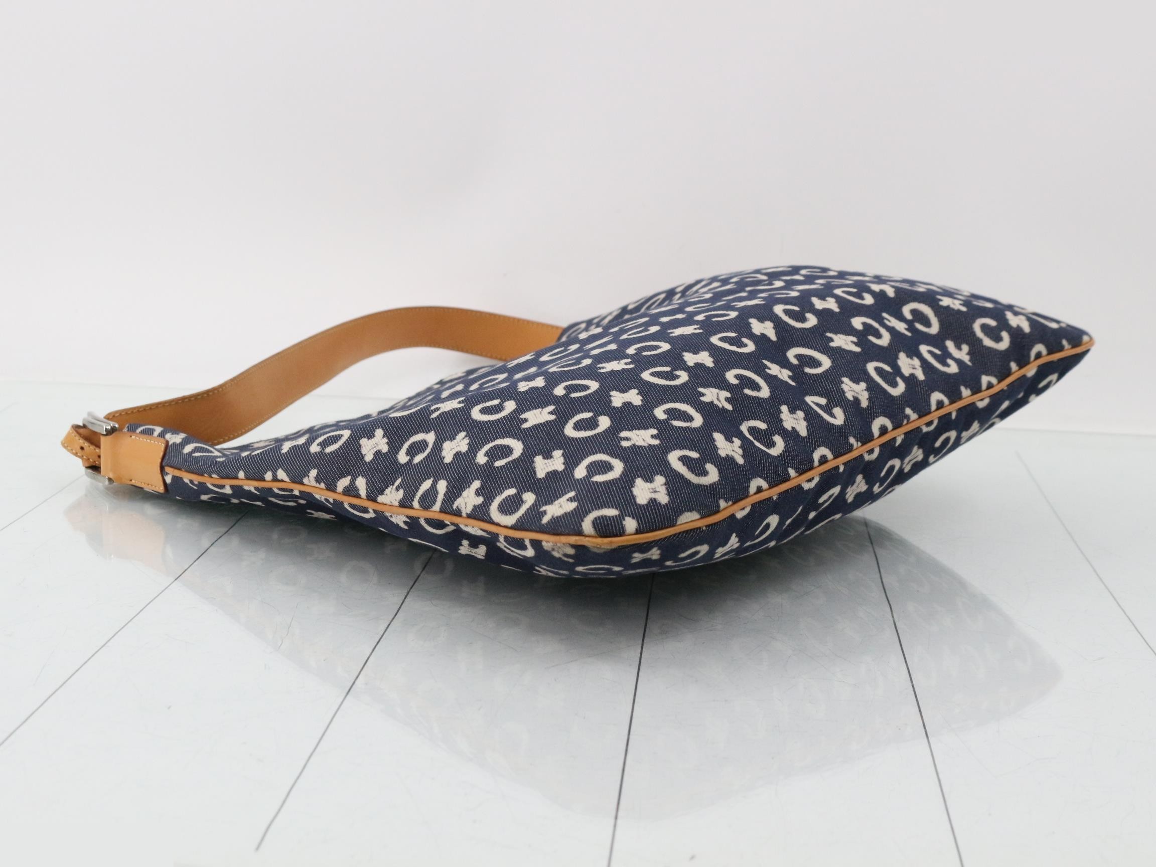 C Macadam Denim Shoulder Bag — view 5