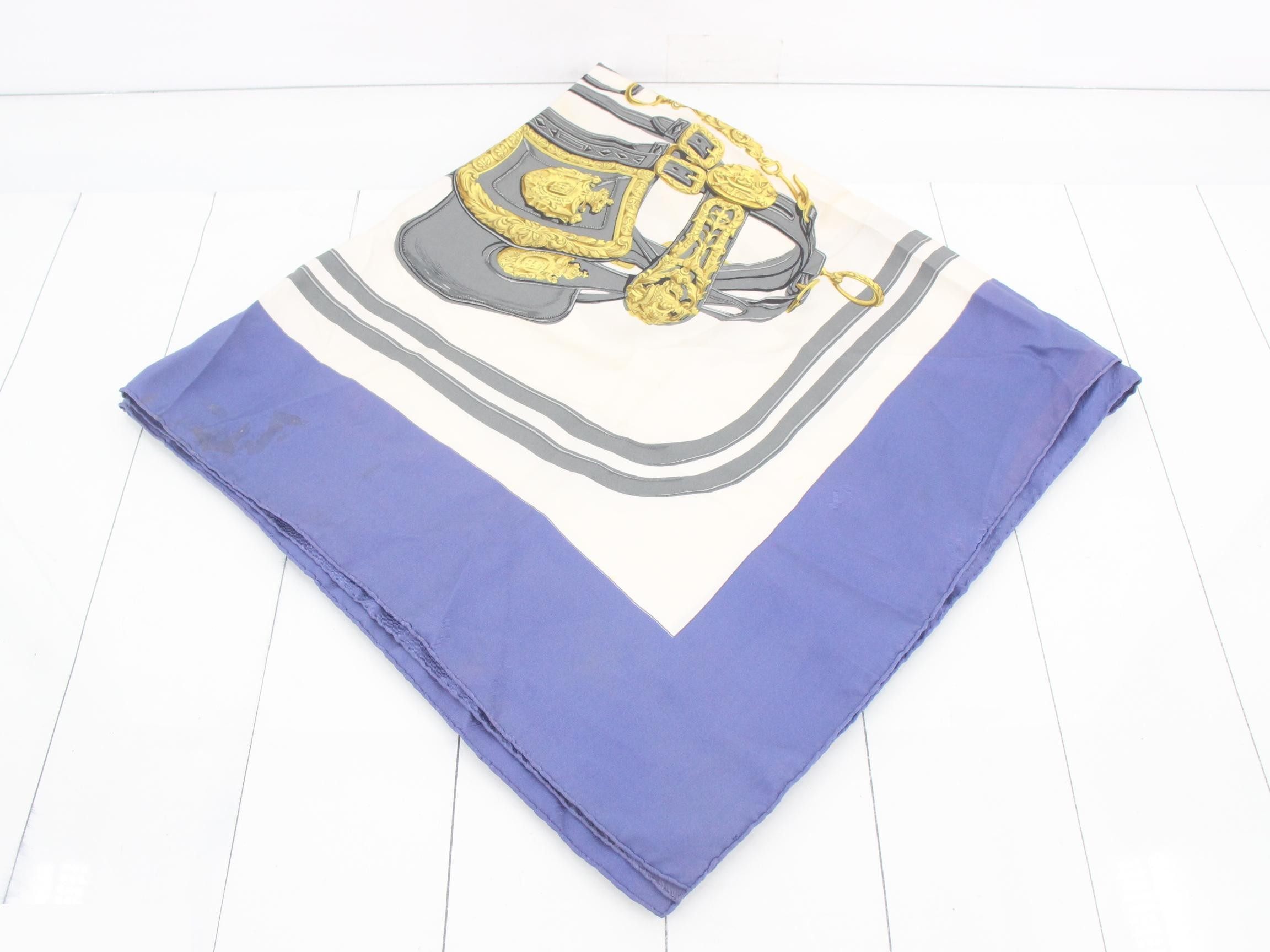 Carré 90 Brides de Gala Silk Scarf — view 2