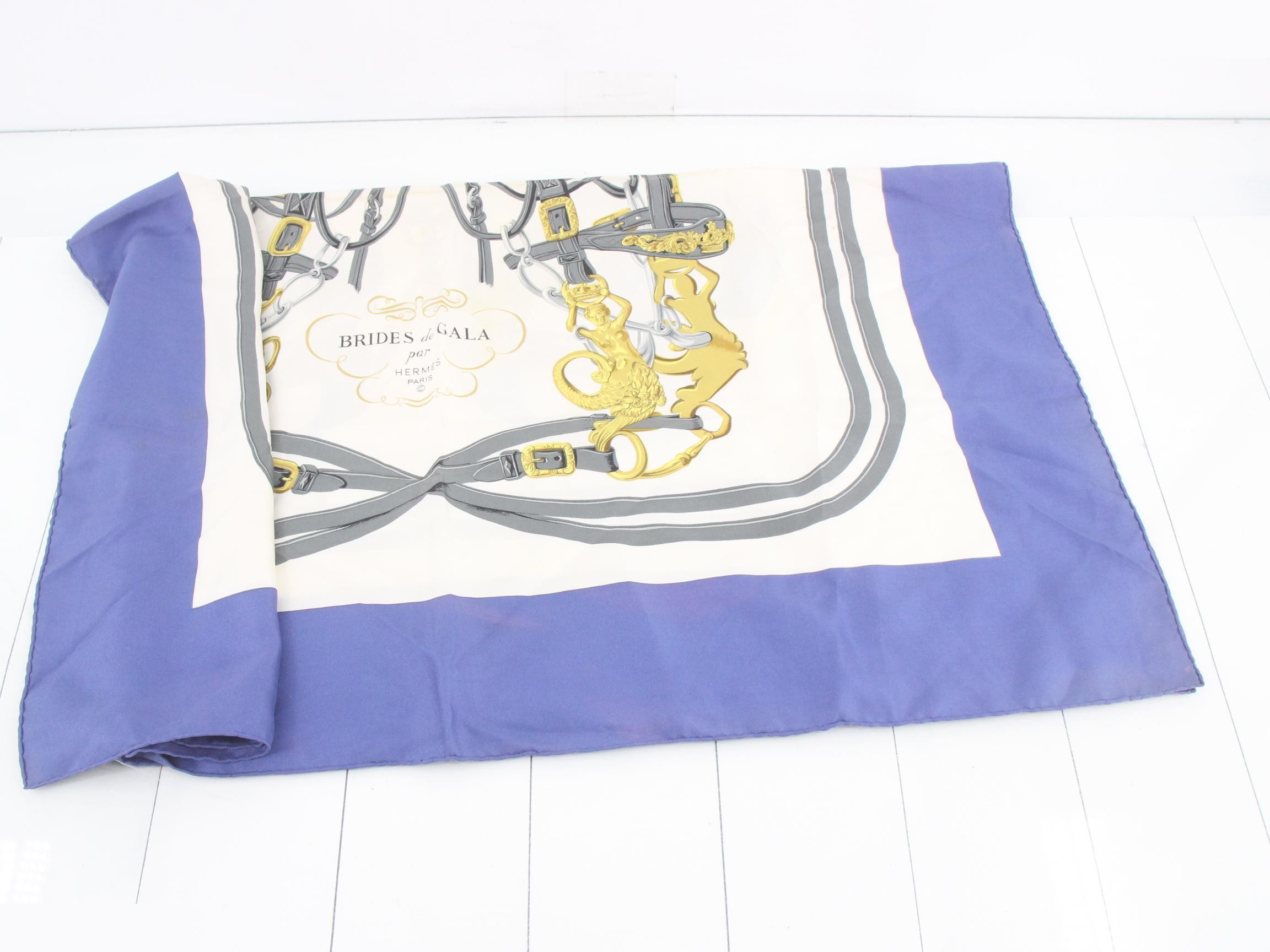 Carré 90 Brides de Gala Silk Scarf — view 3