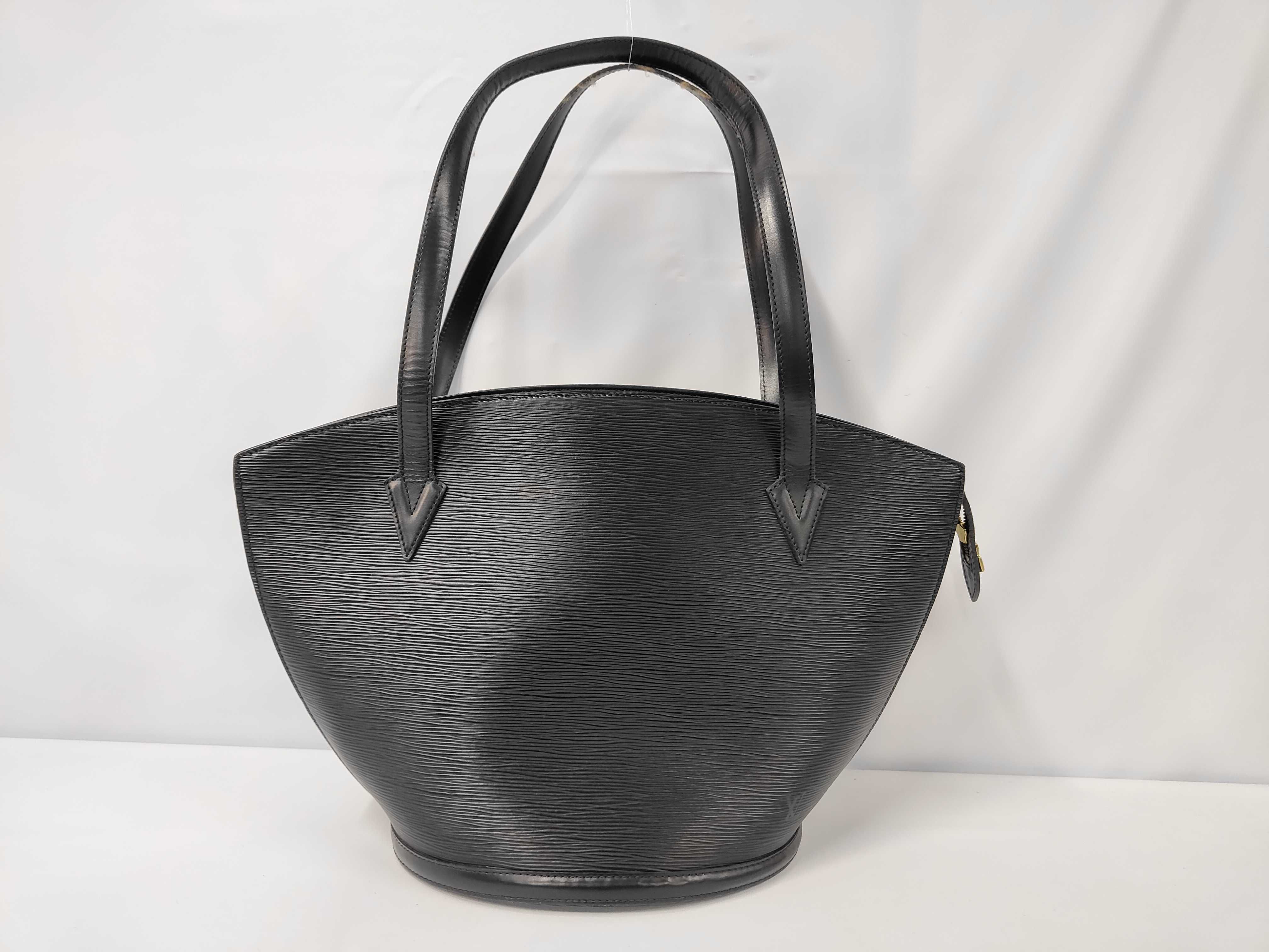 Epi Saint Jacques Shopping M52262 Black Handbag Tote Bag