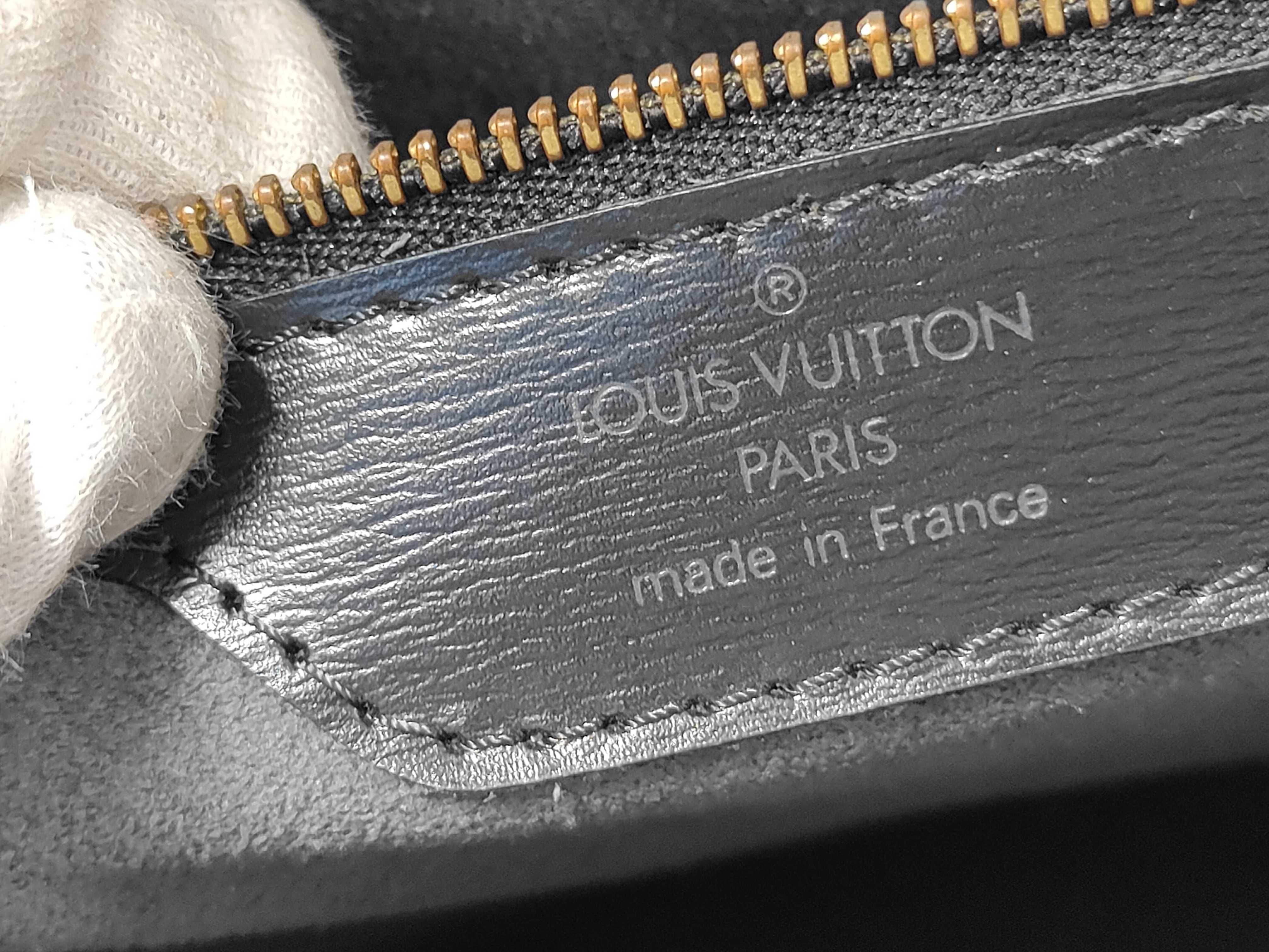 Epi Saint Jacques Shopping M52262 Black Handbag Tote Bag — view 9