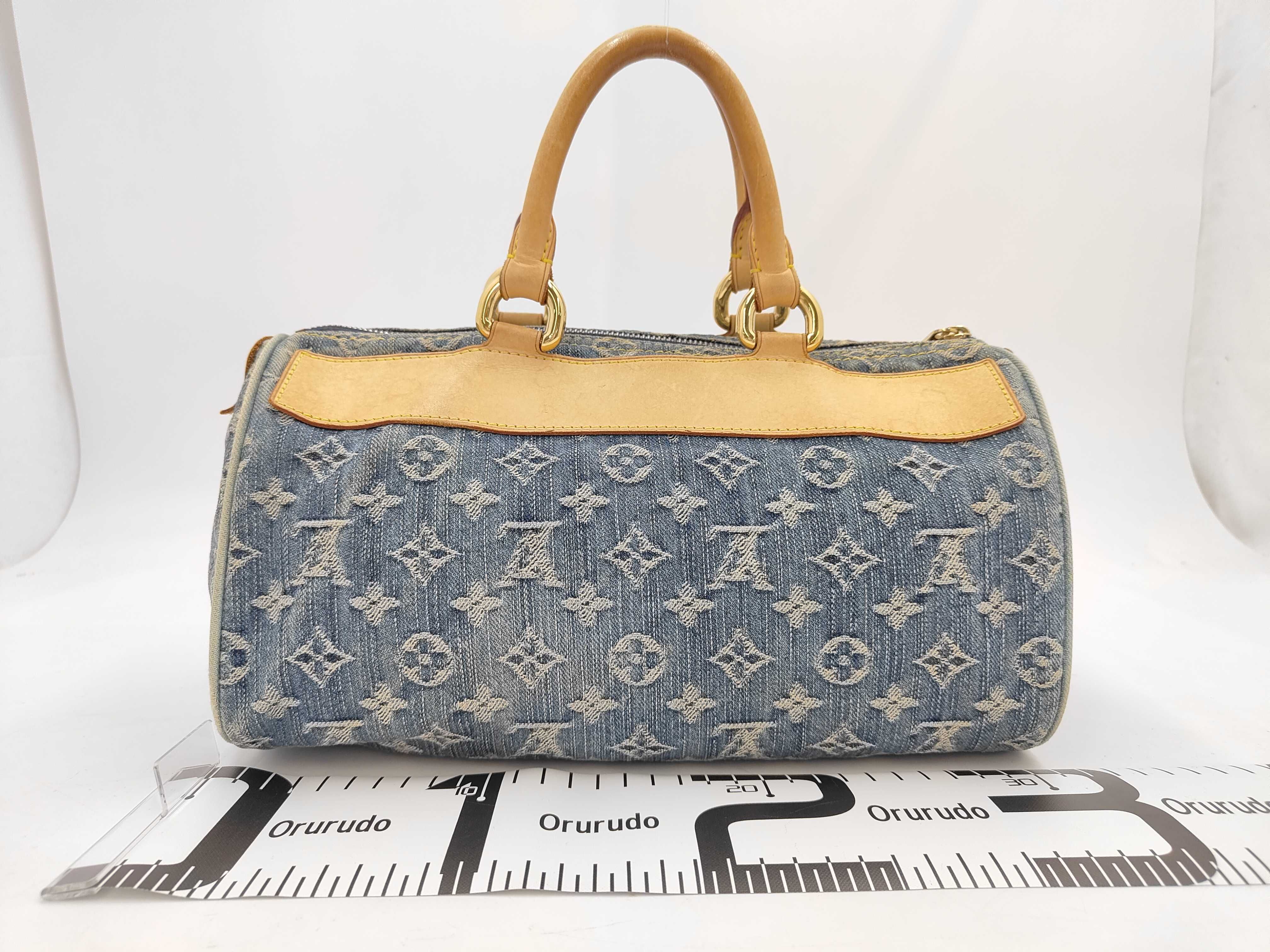 Monogram Denim Neo Speedy Bag — view 2