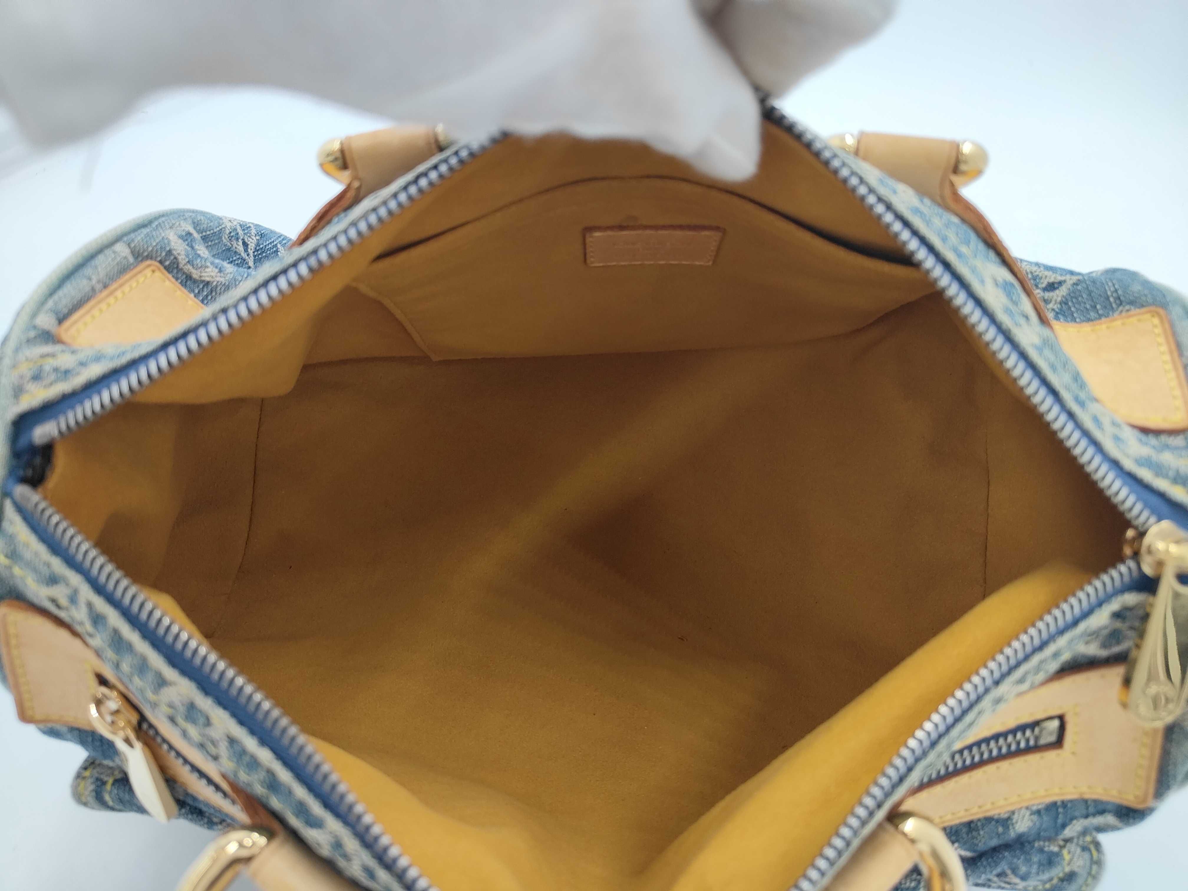 Monogram Denim Neo Speedy Bag — view 10