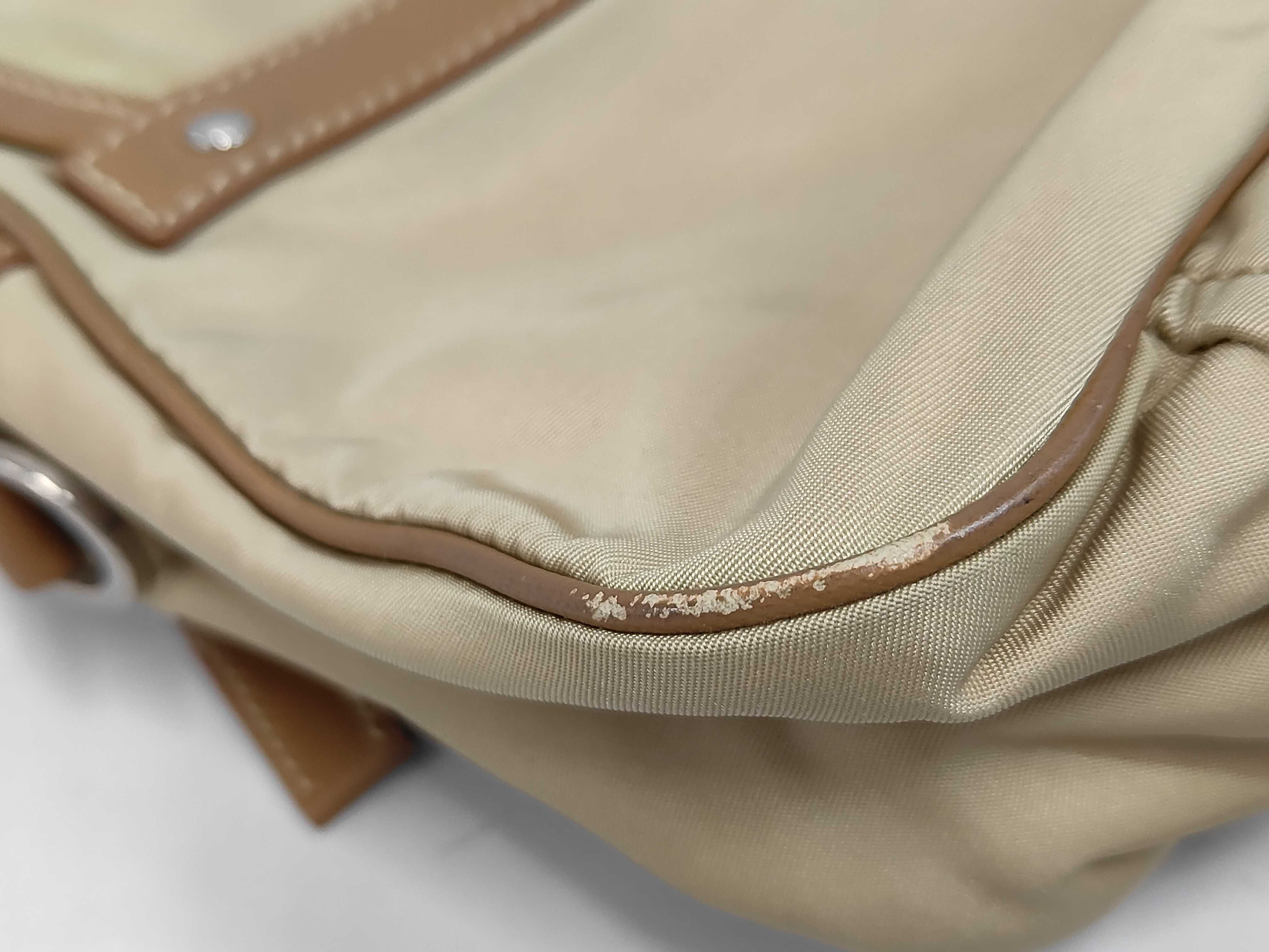 Nylon Shoulder Bag Beige Shoulder Bag — view 4