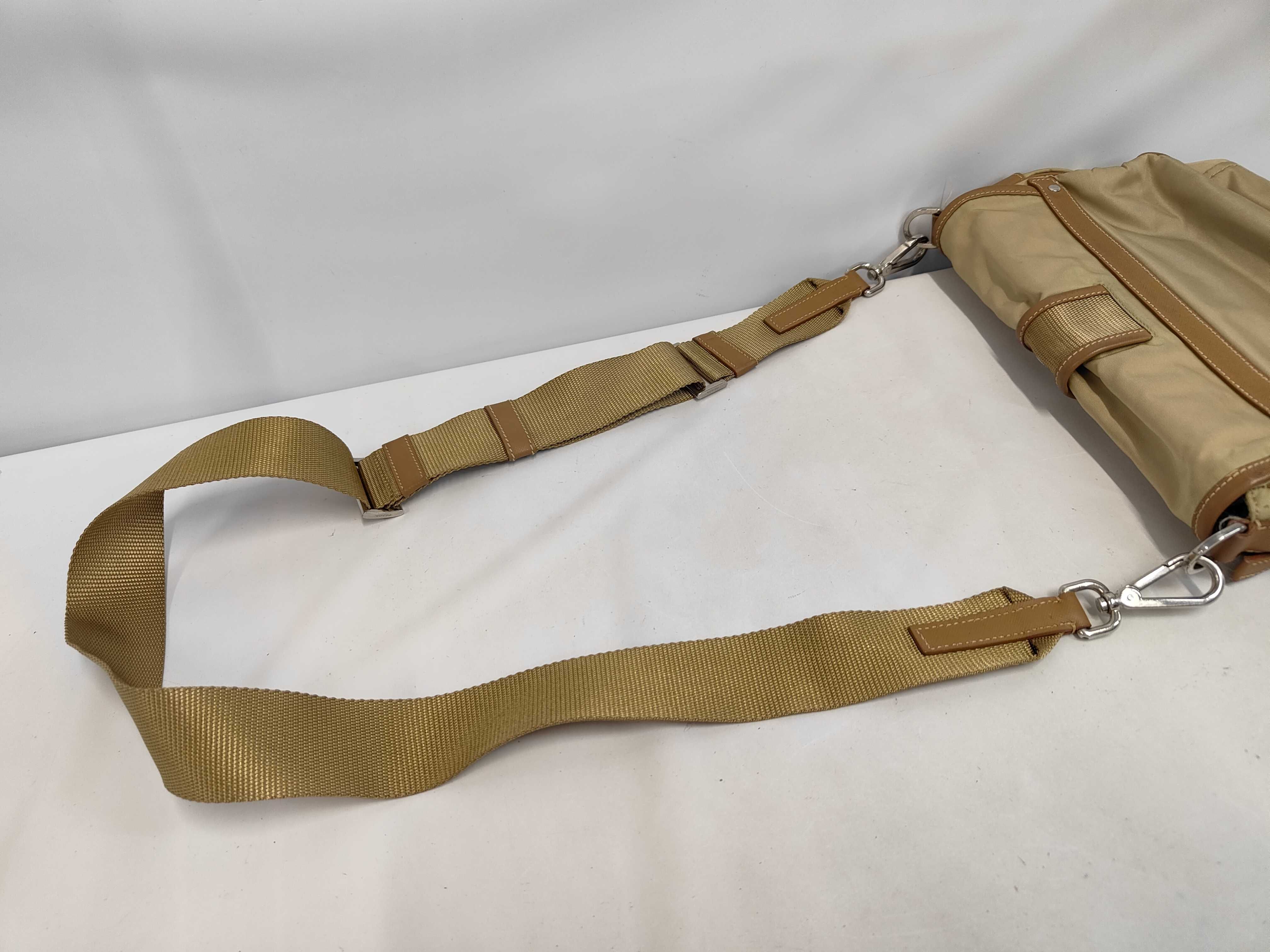 Nylon Shoulder Bag Beige Shoulder Bag — view 5