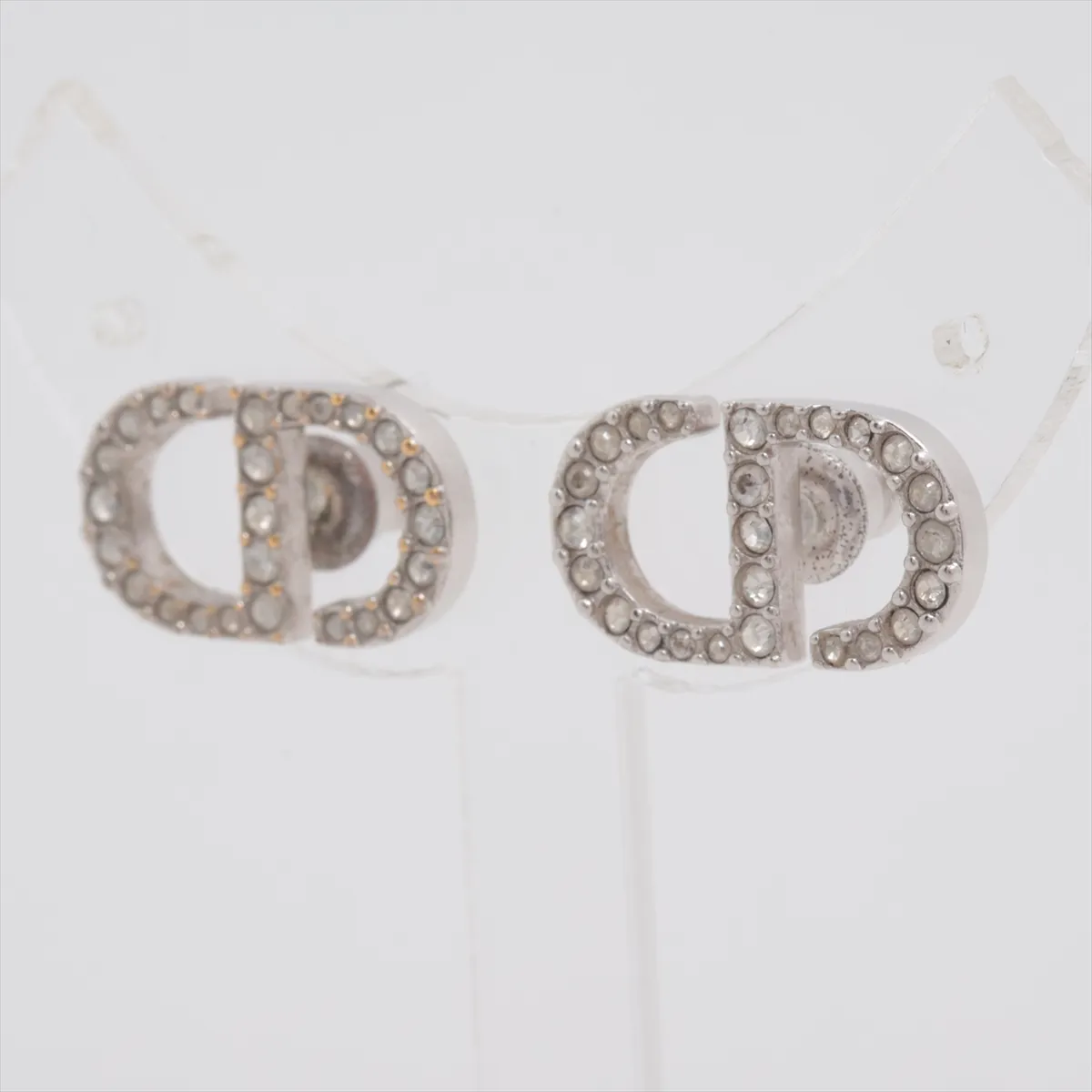 Petit CD Earrings (for both ears) Metal Silver — view 3