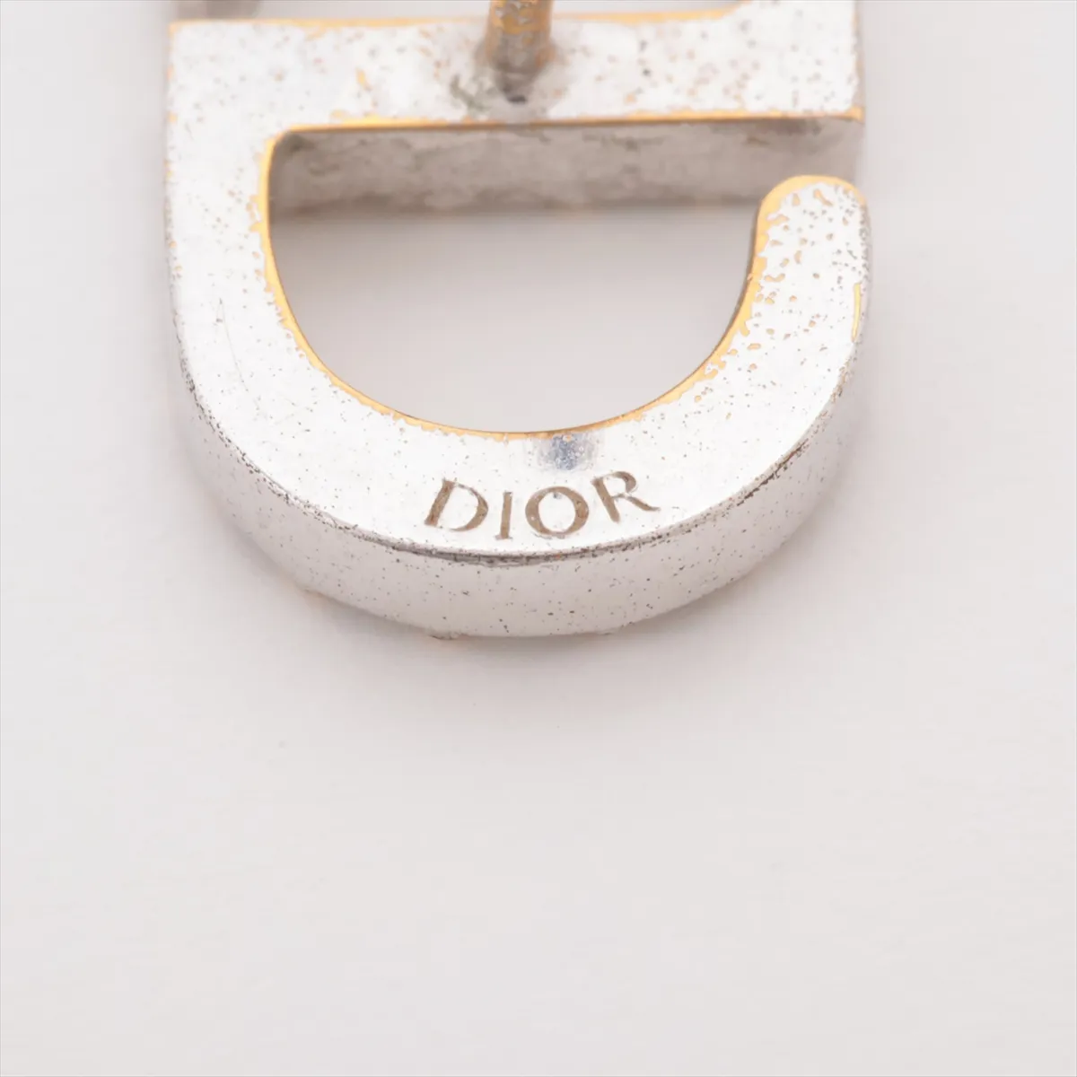 Petit CD Earrings (for both ears) Metal Silver — view 5
