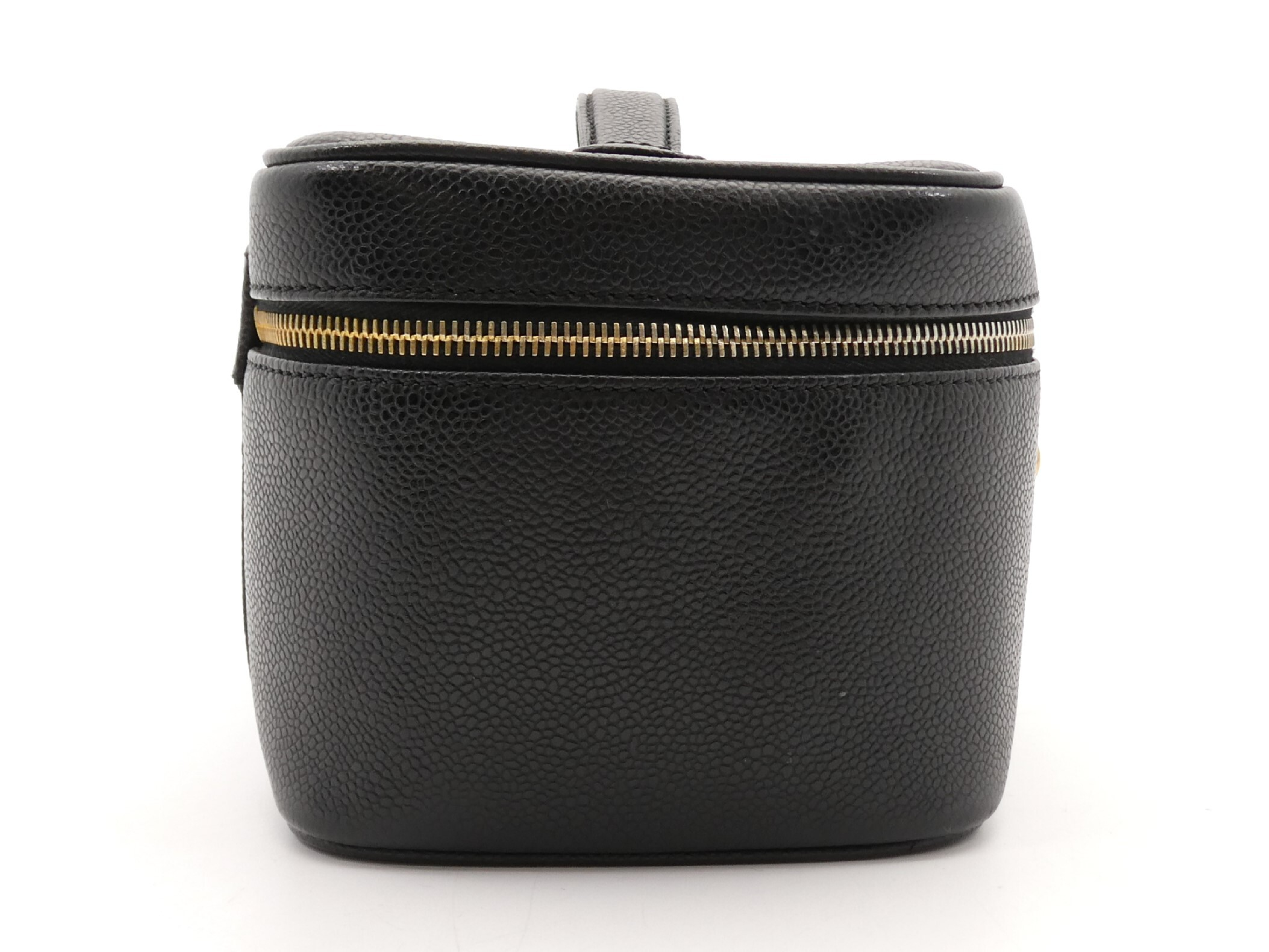Caviar Skin Coco Mark Vanity Bag — view 4