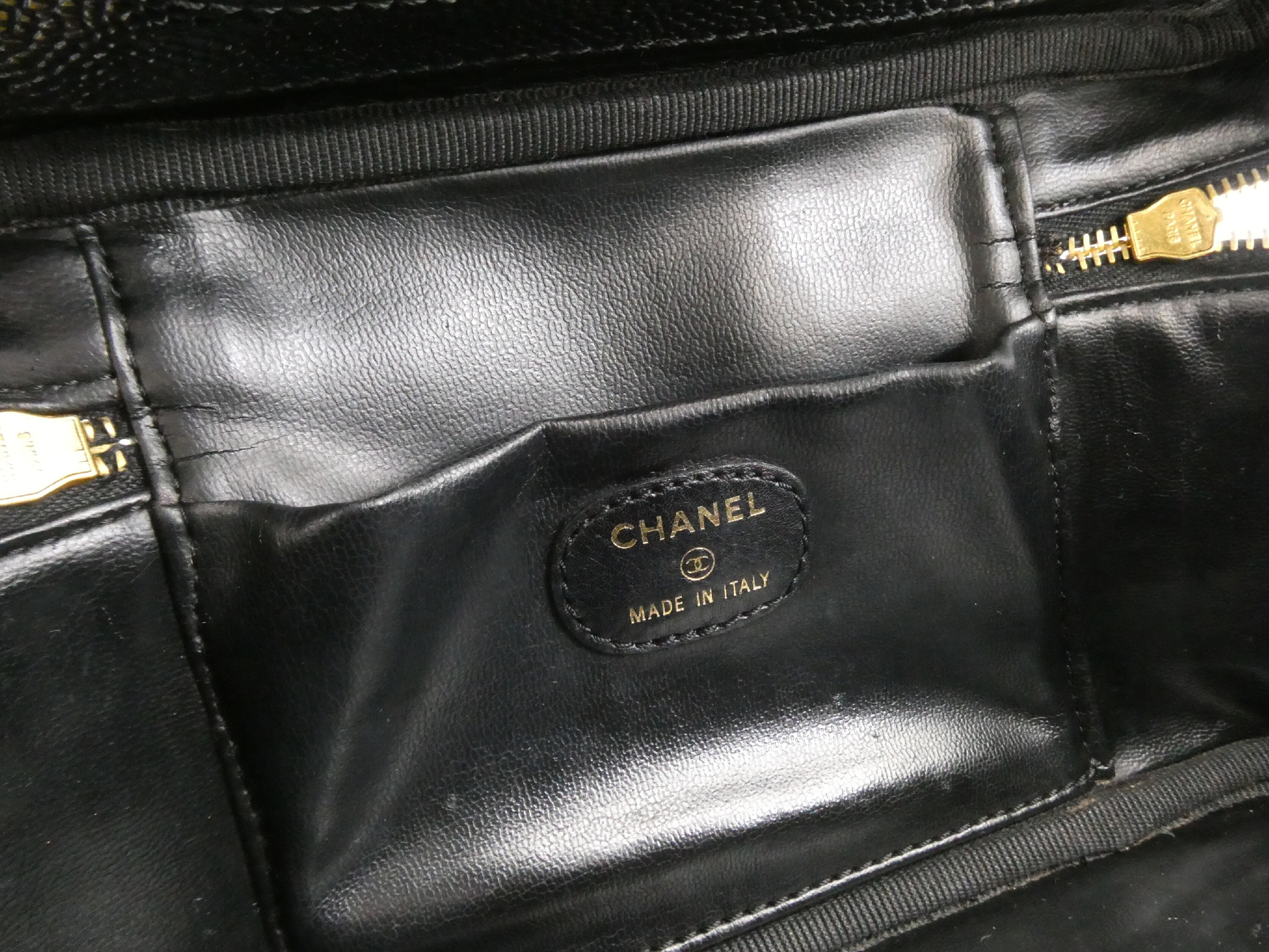 Caviar Skin Coco Mark Vanity Bag — view 9