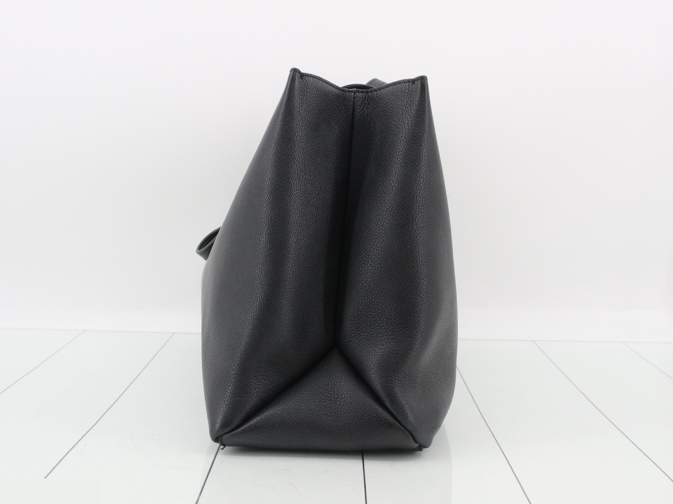 LV Lock Me Shopper Noir - RFID detected — view 3