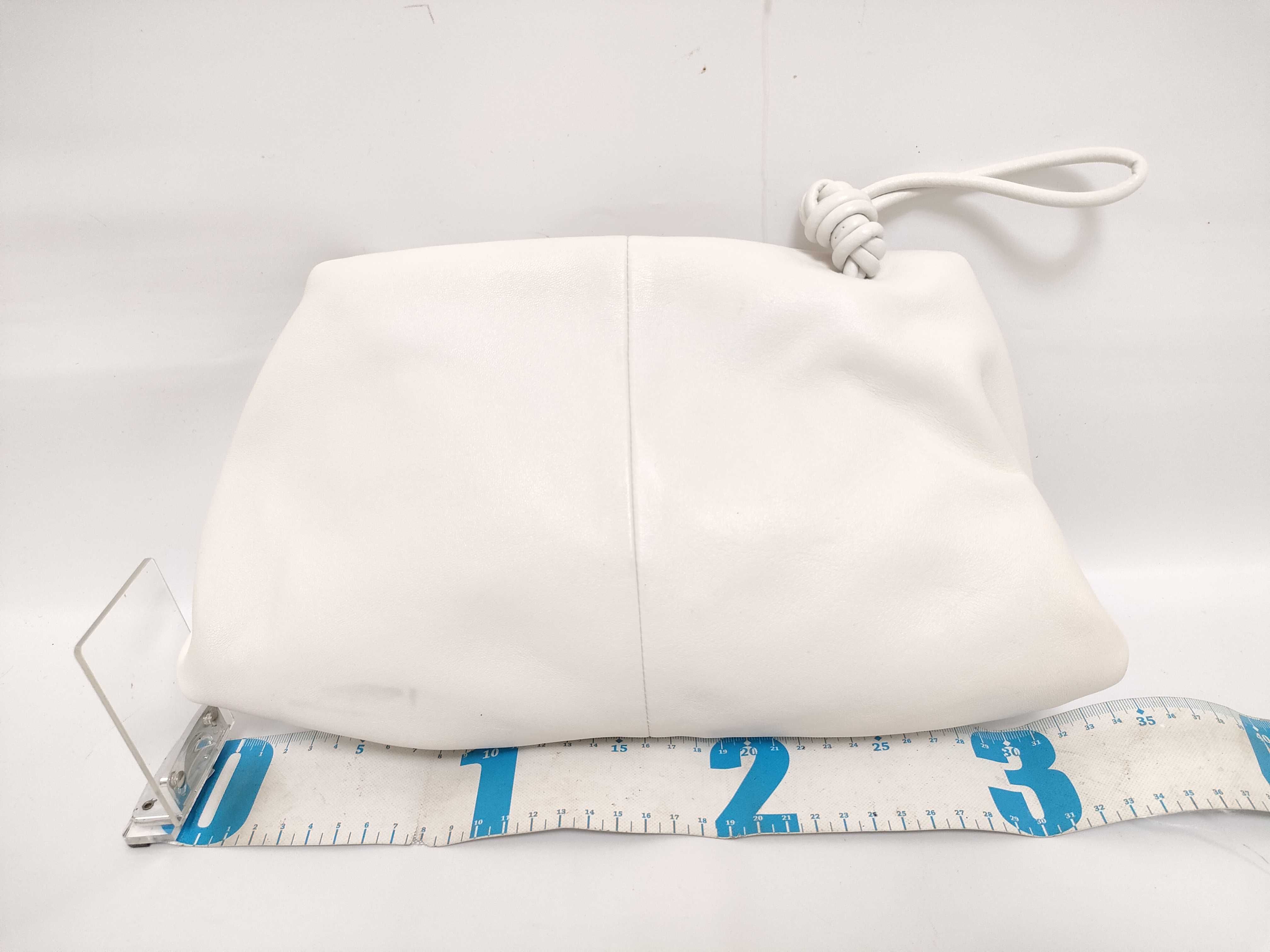 Triangle Leather Clutch Bag — view 2