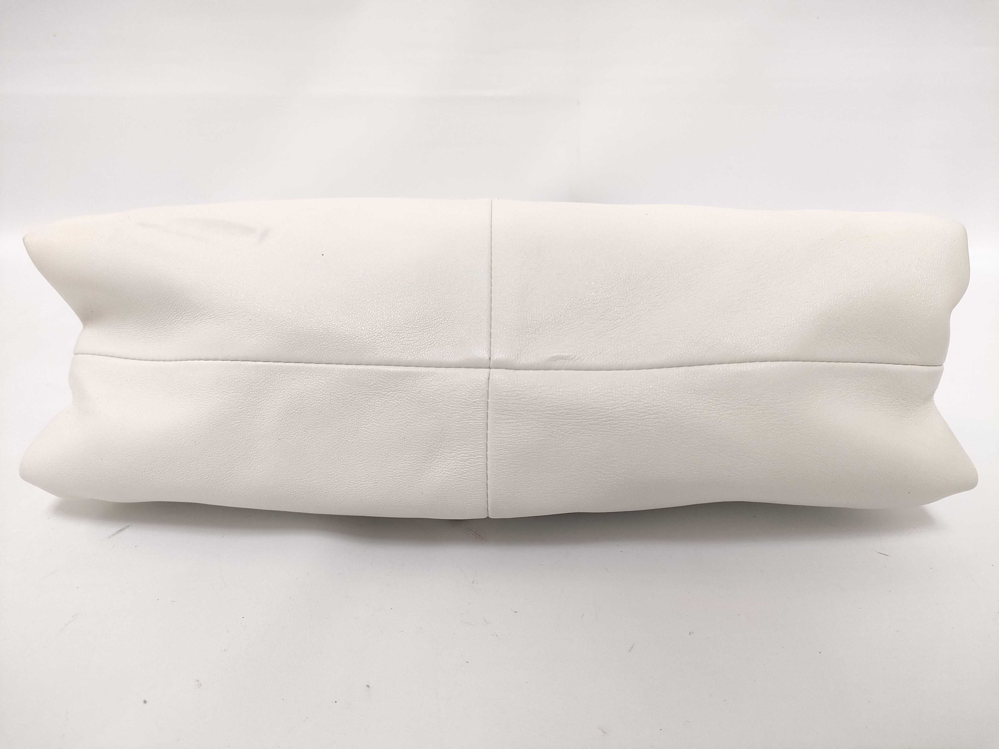 Triangle Leather Clutch Bag — view 4