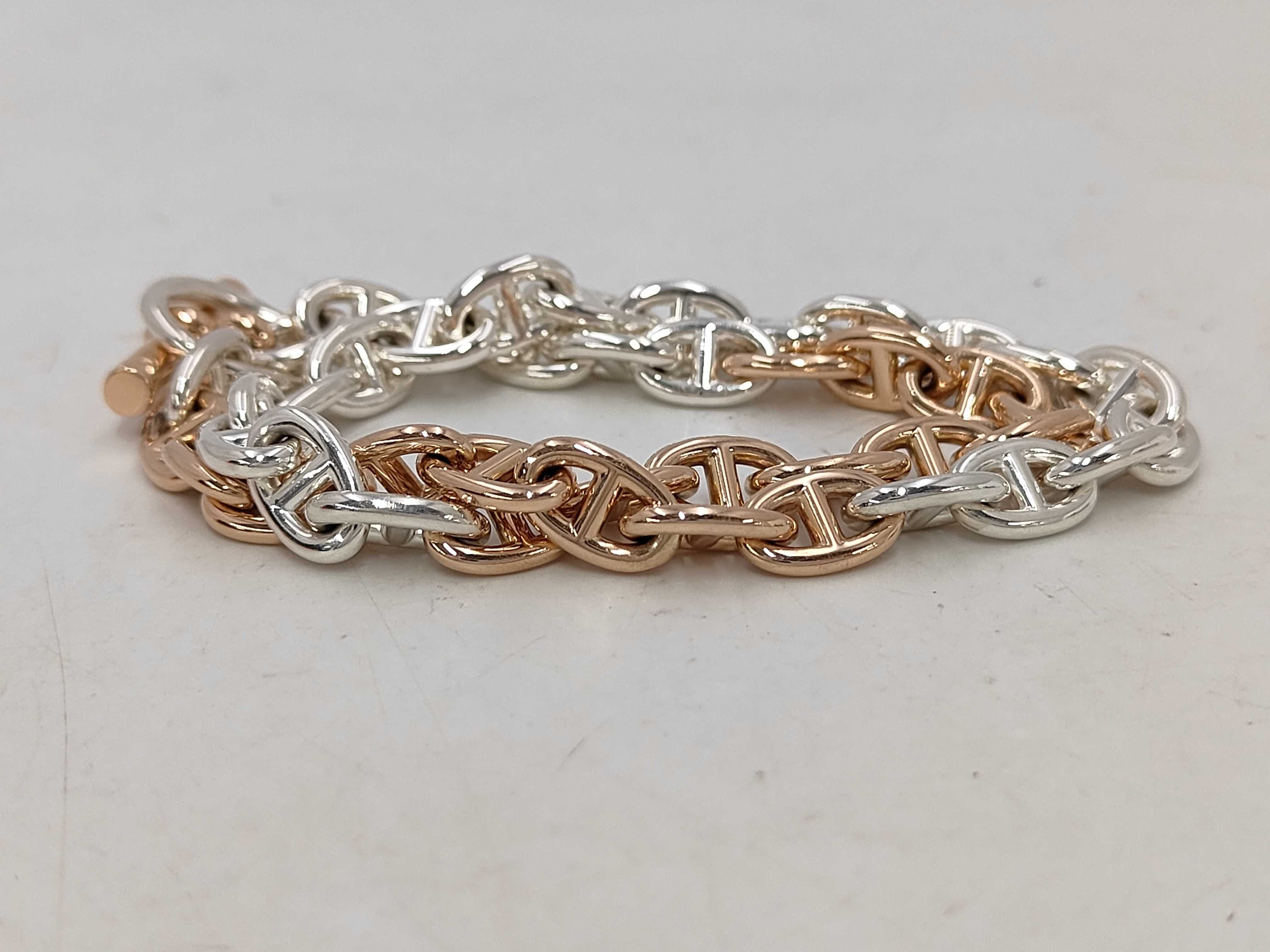 Double Tour Chaine d'Ancre Bracelet/Bangle, 43 links, 92.5g — view 4