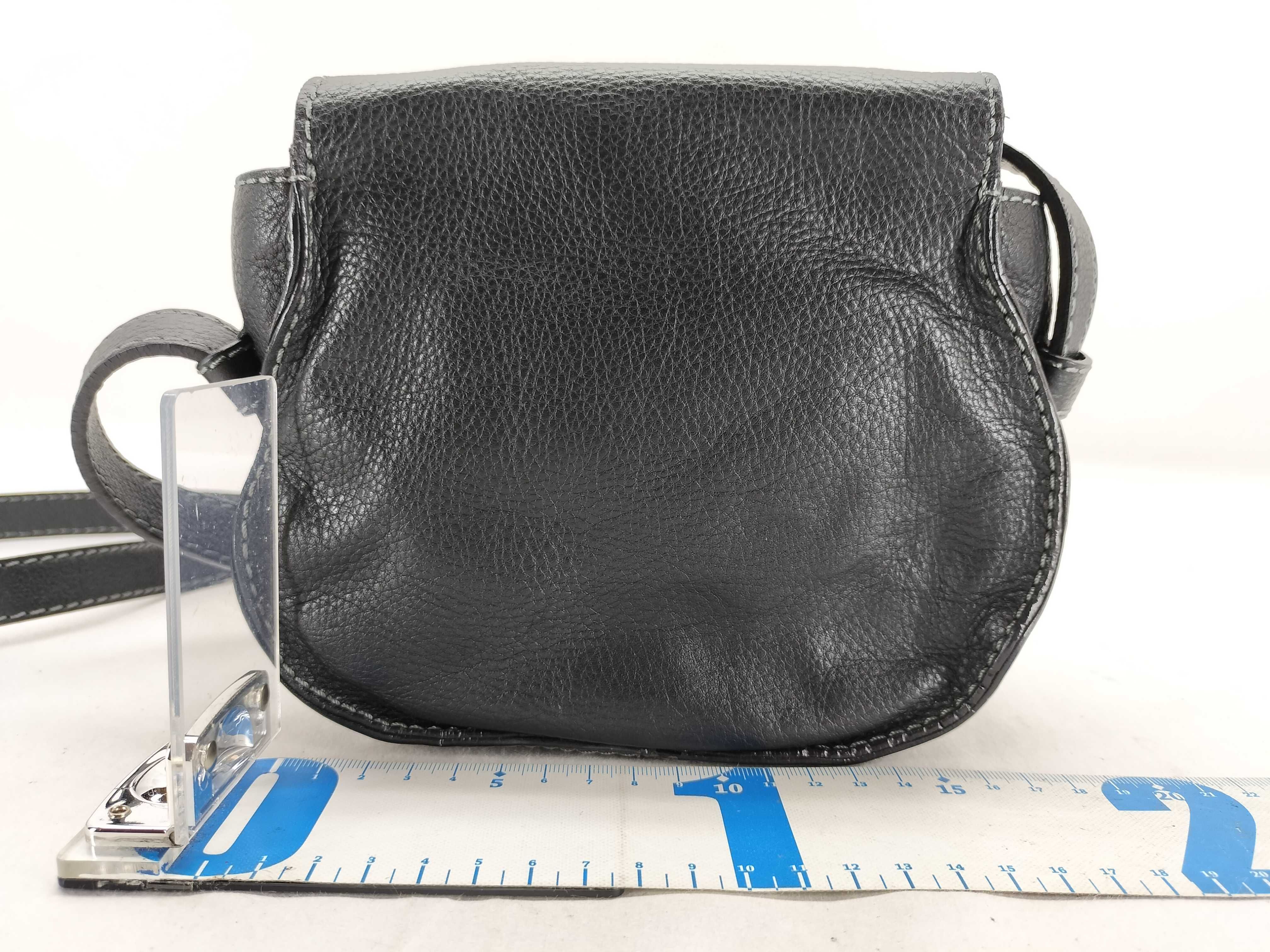 Marcie Leather Shoulder Bag, Black — view 2