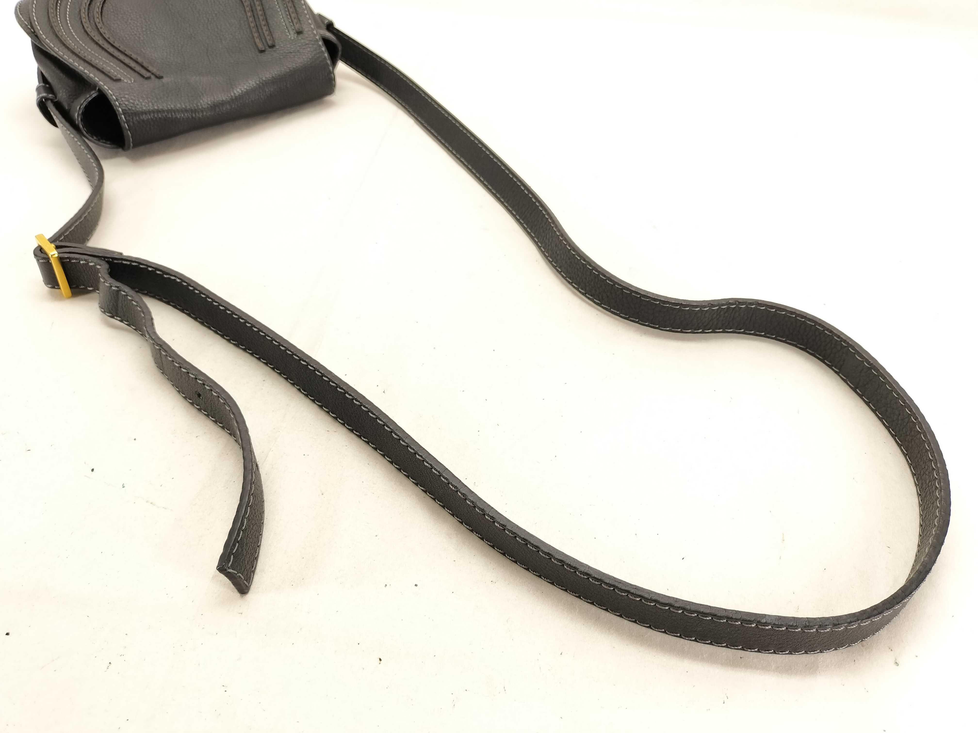 Marcie Leather Shoulder Bag, Black — view 3