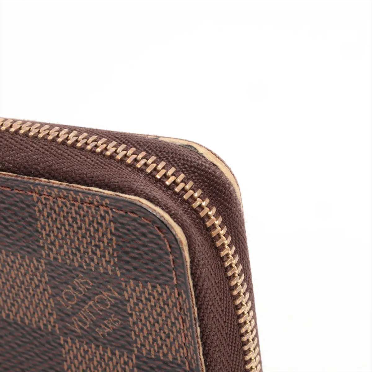 Damier Zippy Coin Purse N63070 TS3186 Brown Compact Wallet — view 9