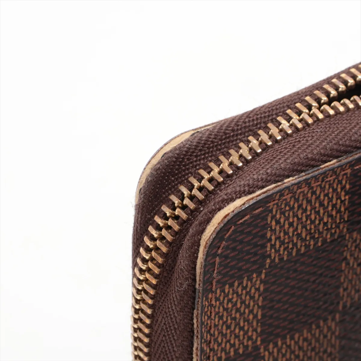 Damier Zippy Coin Purse N63070 TS3186 Brown Compact Wallet — view 10