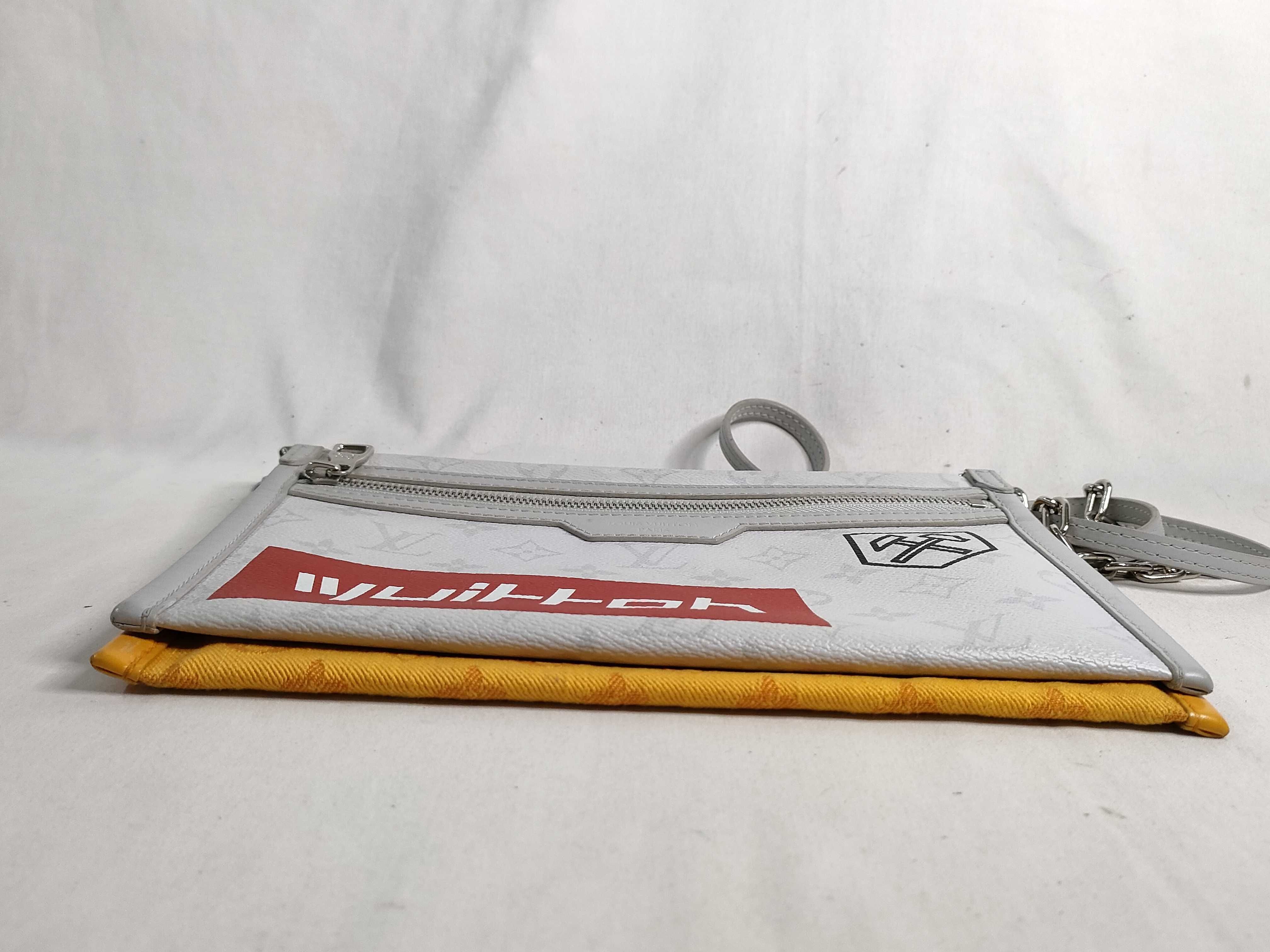 Monogram Flat Messenger Shoulder Bag — view 7