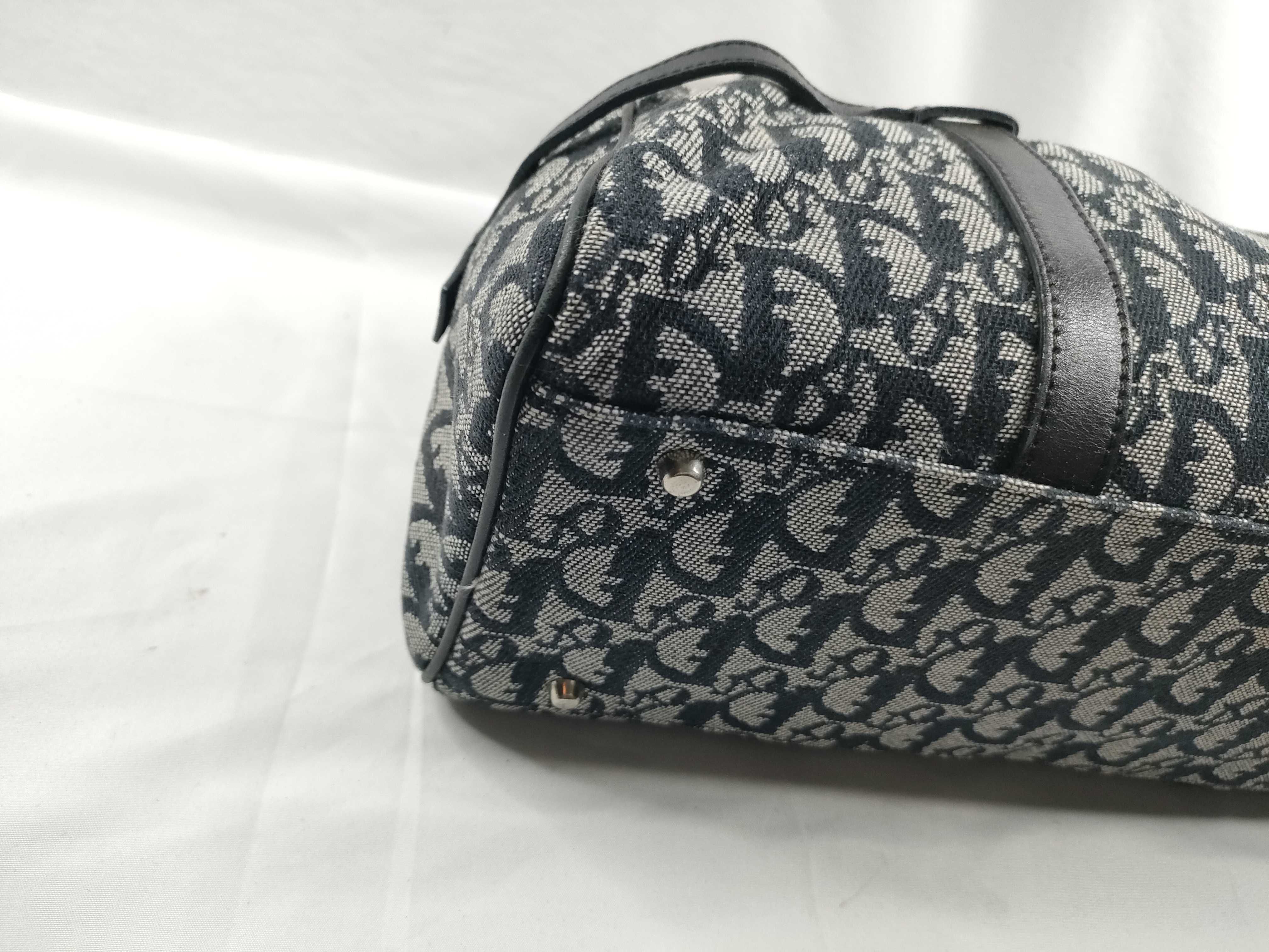 Trotter Dior Tote Bag Trotter Canvas Leather Tote Bag — view 3