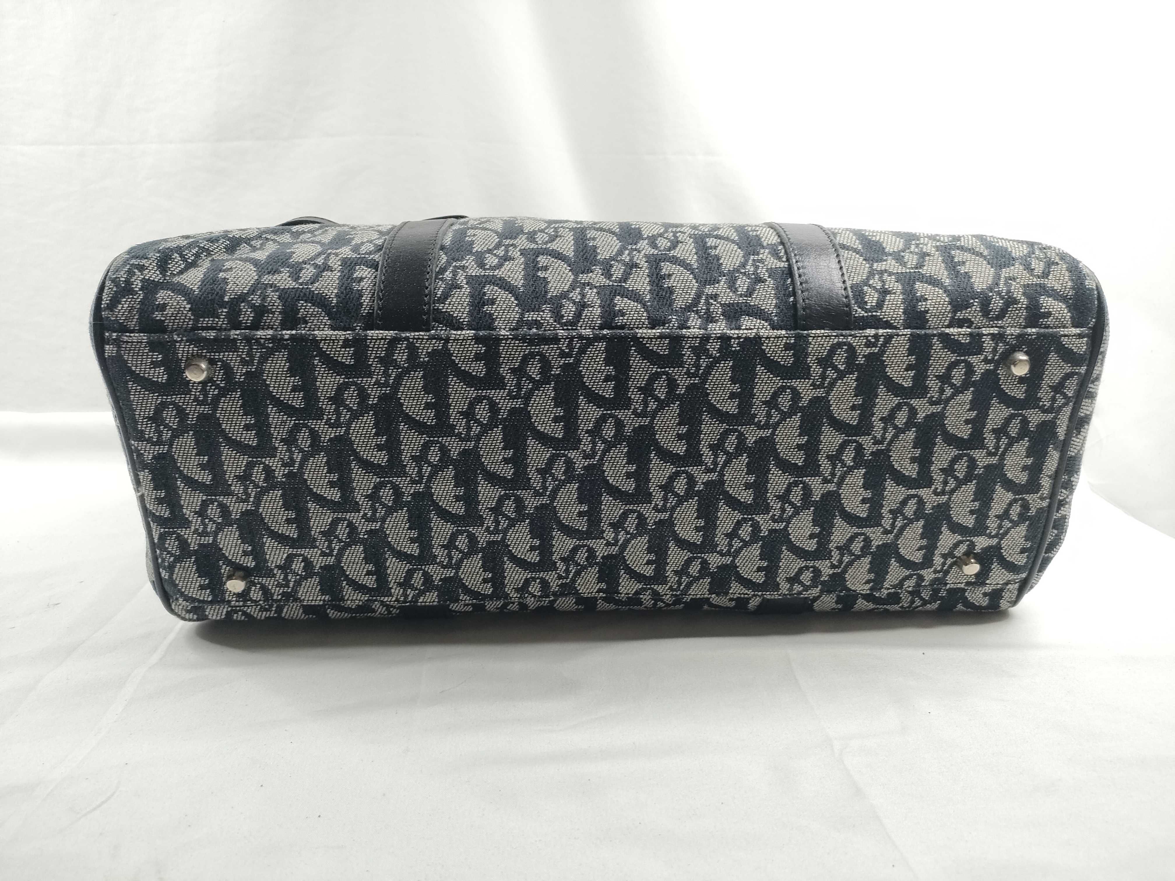 Trotter Dior Tote Bag Trotter Canvas Leather Tote Bag — view 4