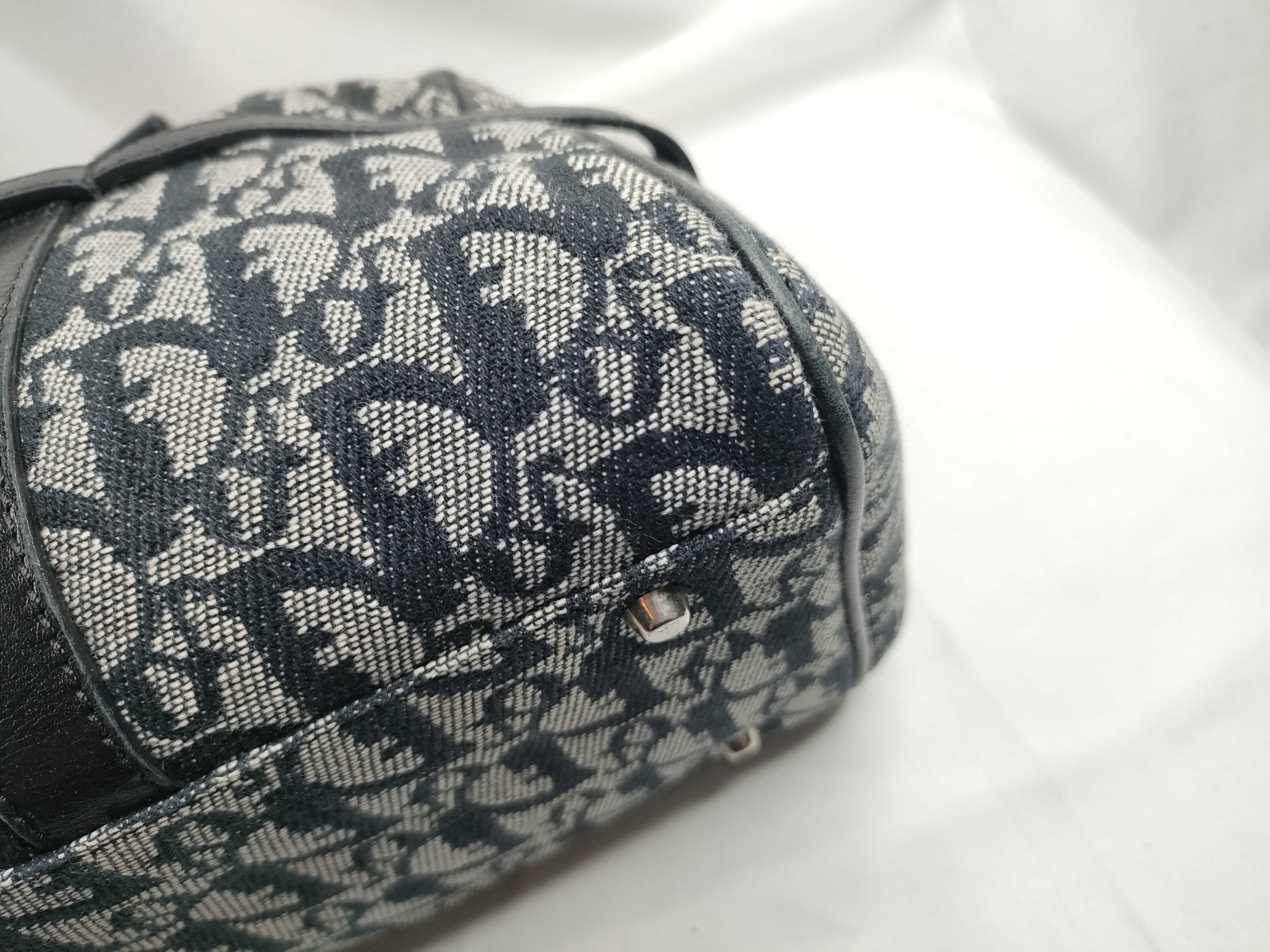 Trotter Dior Tote Bag Trotter Canvas Leather Tote Bag — view 5