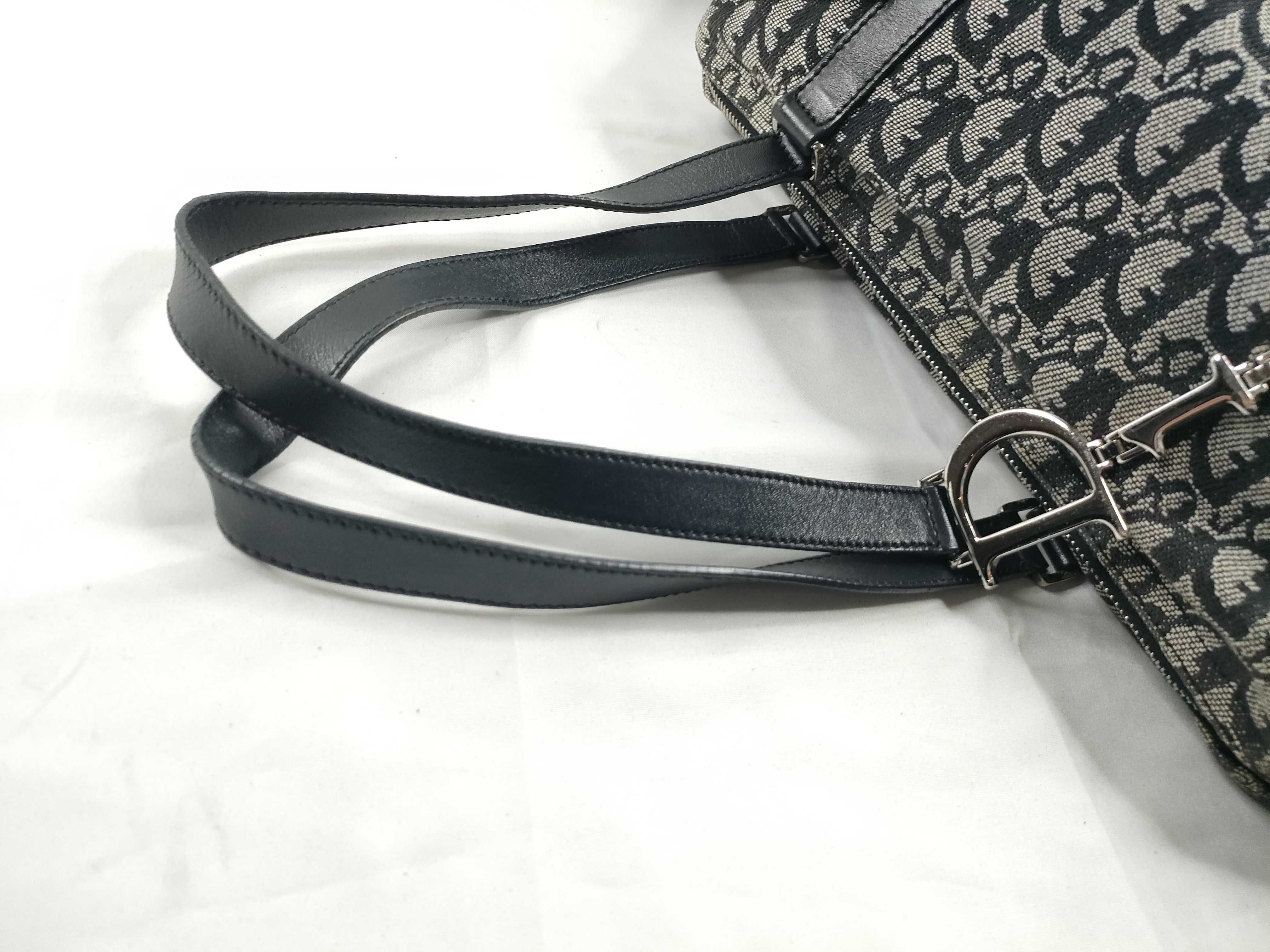 Trotter Dior Tote Bag Trotter Canvas Leather Tote Bag — view 6