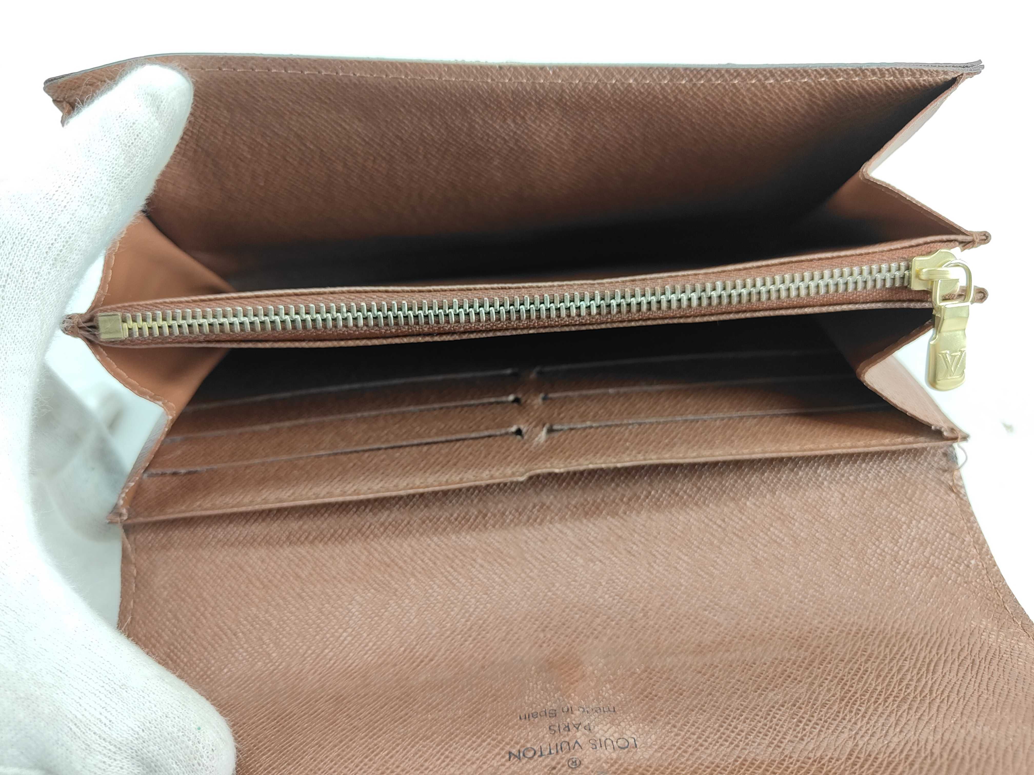Monogram LOUIS VUITTON M61734 Monogram Portefeuille Sarah Wallet — view 13