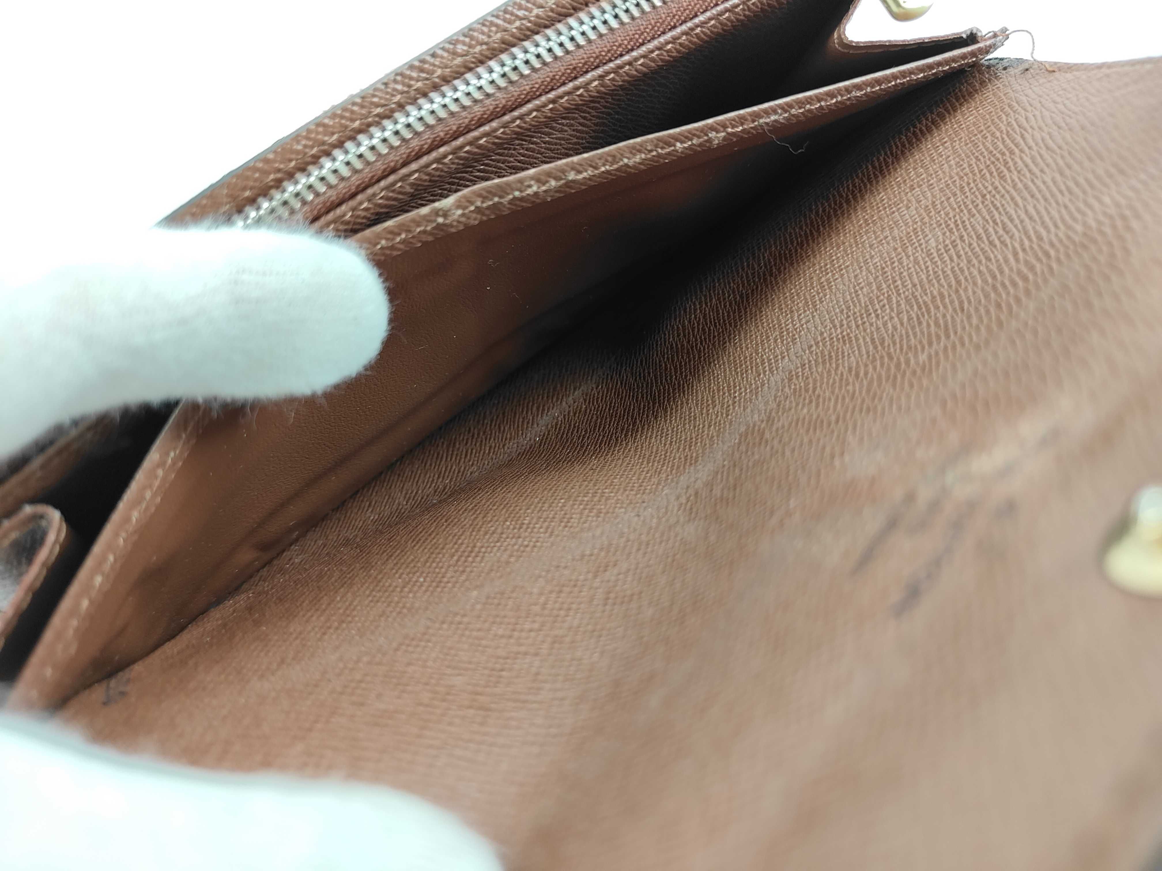 Monogram LOUIS VUITTON M61734 Monogram Portefeuille Sarah Wallet — view 14