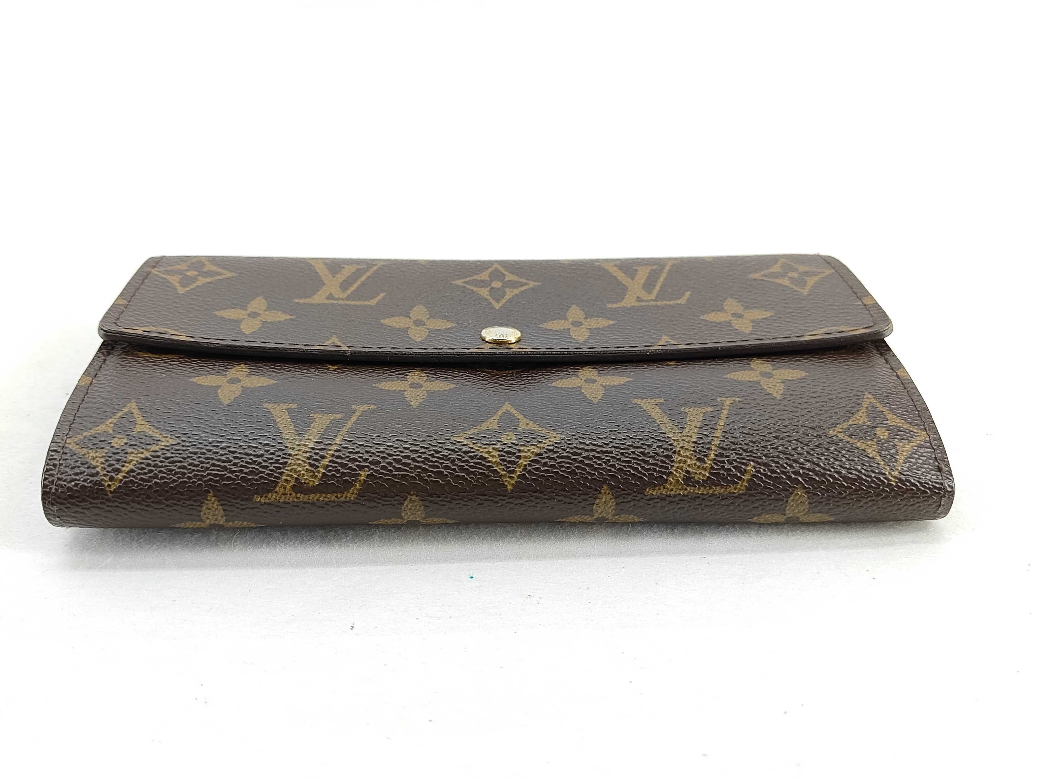 Monogram LOUIS VUITTON M61734 Monogram Portefeuille Sarah Wallet — view 4