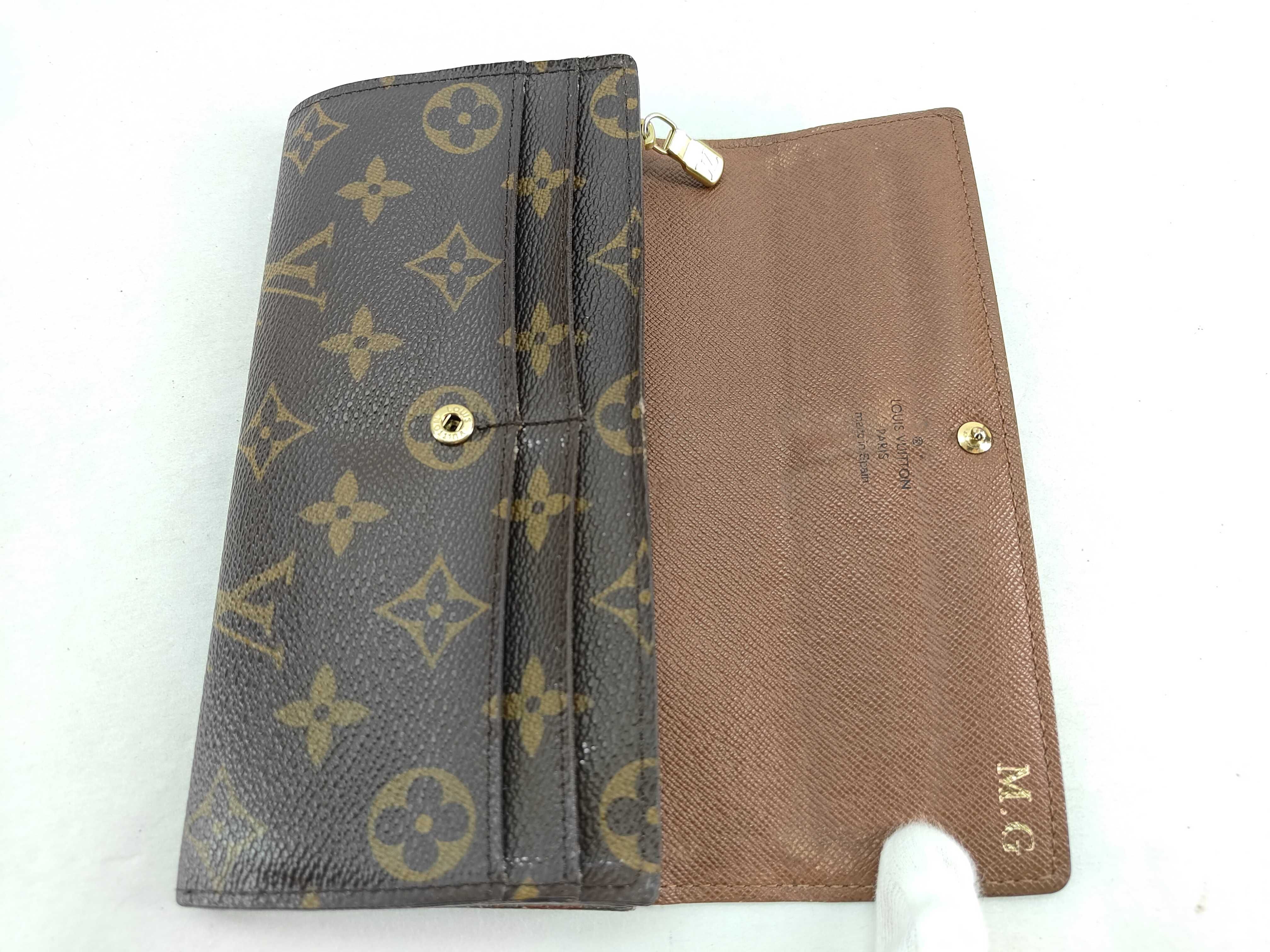 Monogram LOUIS VUITTON M61734 Monogram Portefeuille Sarah Wallet — view 9