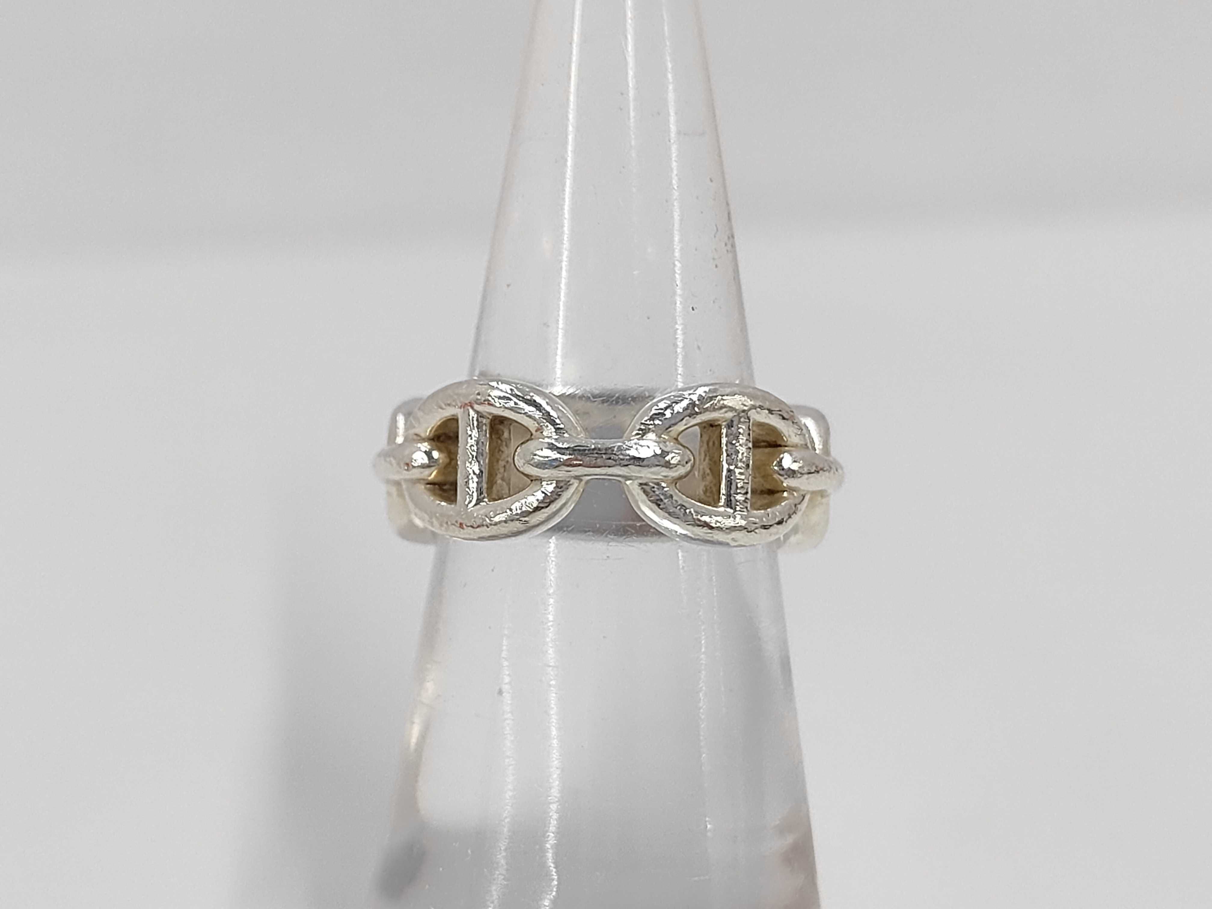 Chaine d'Ancre Enchainée Ring, Sterling Silver 925 Ring