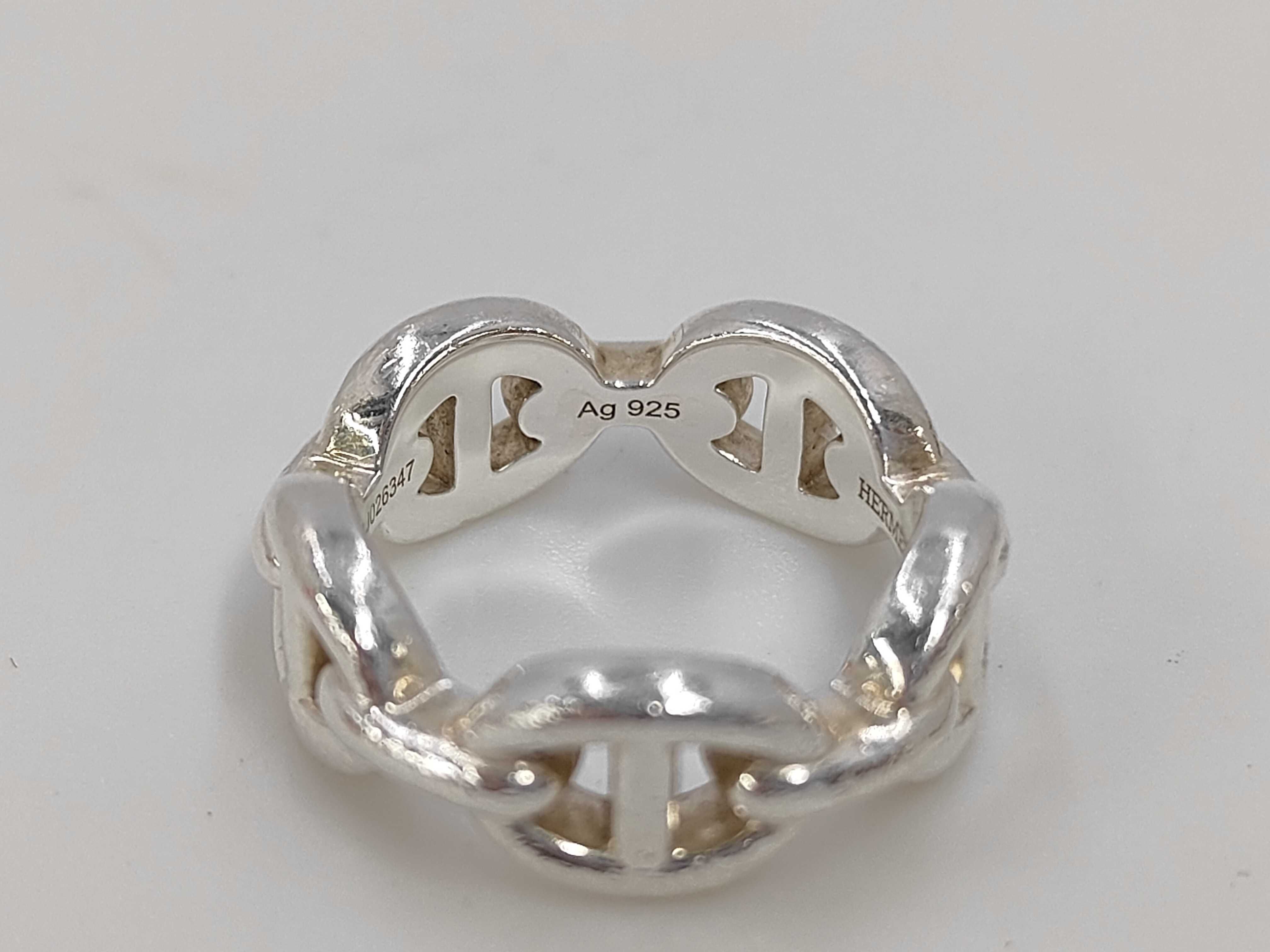 Chaine d'Ancre Enchainée Ring, Sterling Silver 925 Ring — view 3